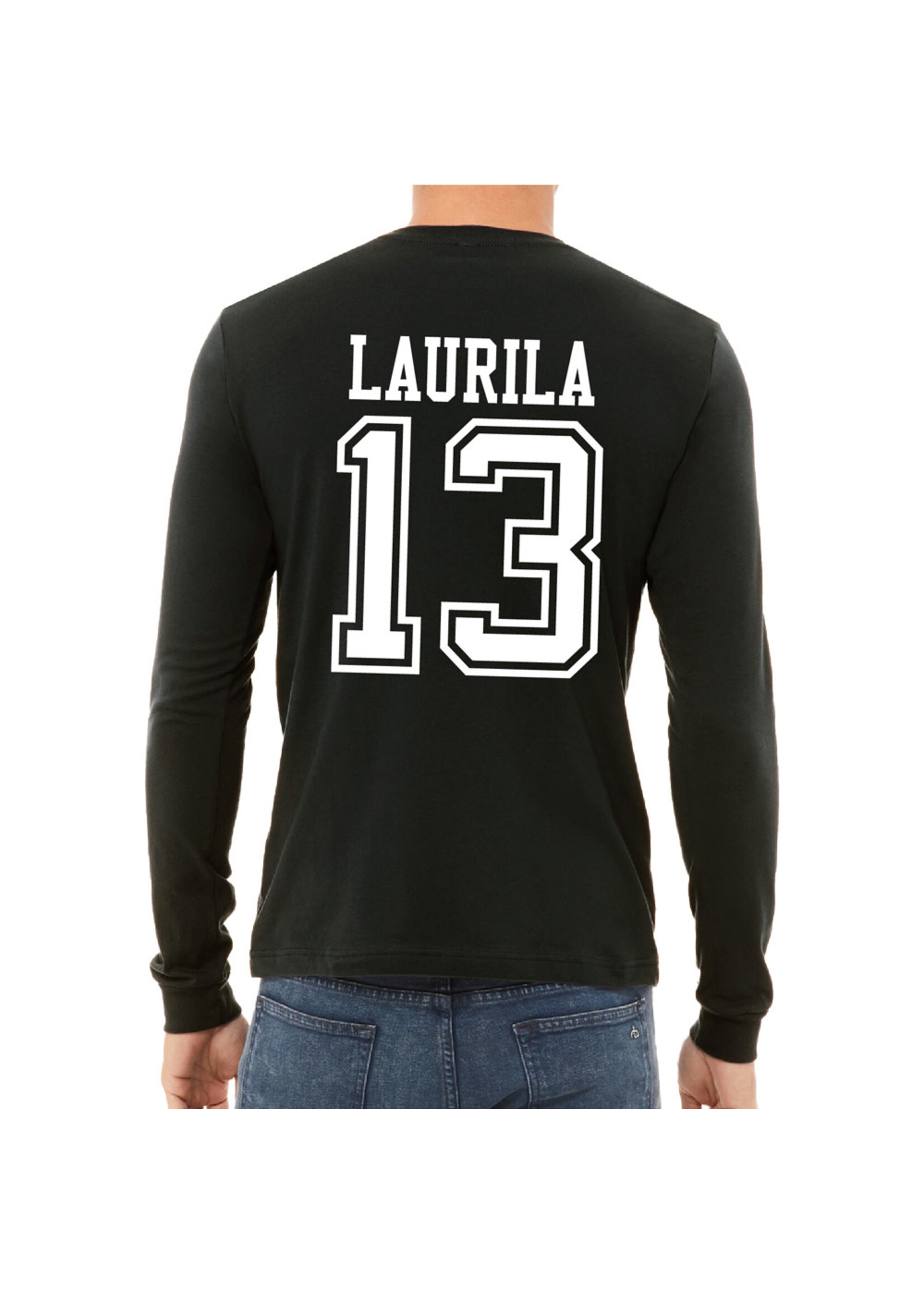 AHUNDYP #13 Sam Laurila North Dakota Hockey Sport Adult Long Sleeve