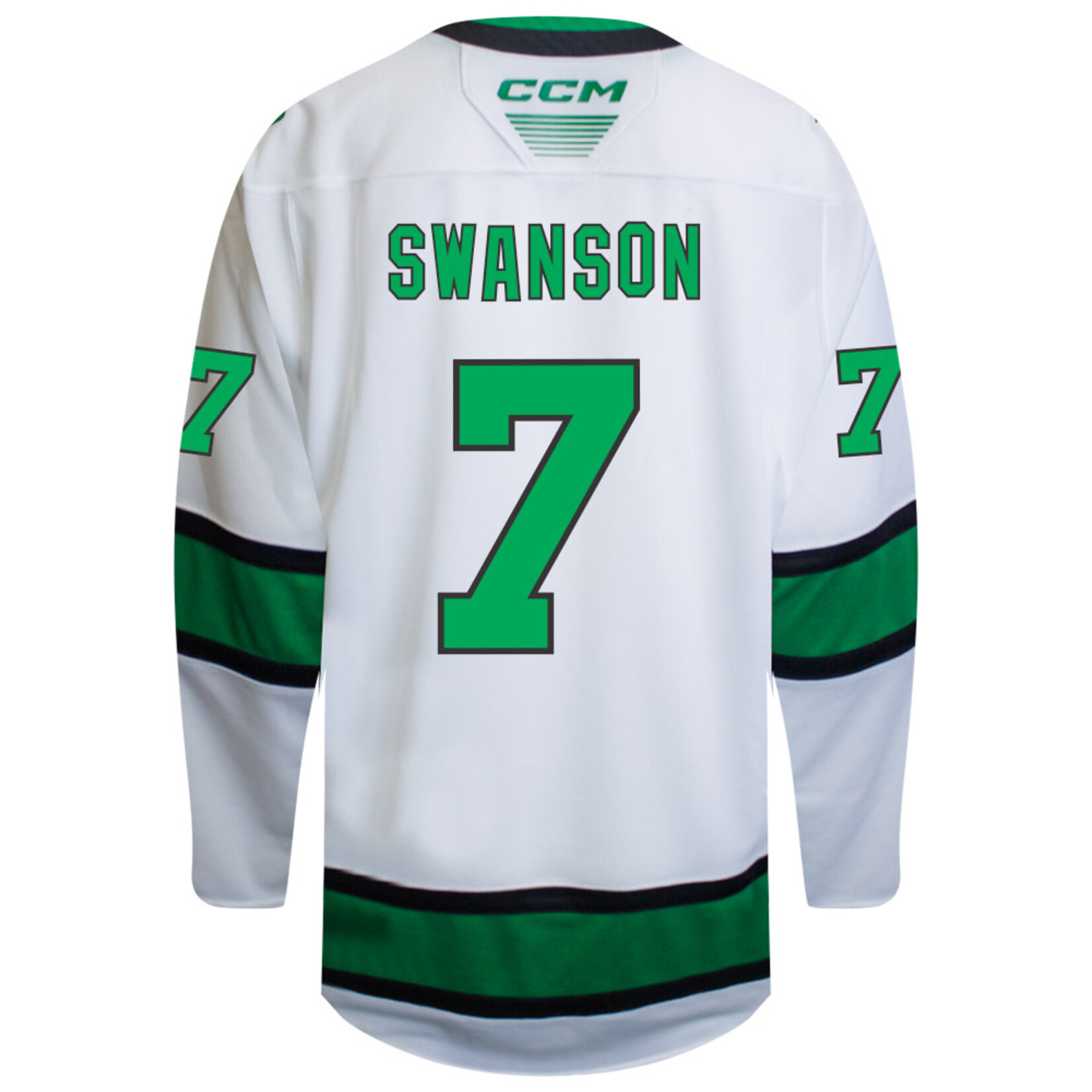 CCM Hockey #7 Mac Swanson CCM Authentic Game Jersey