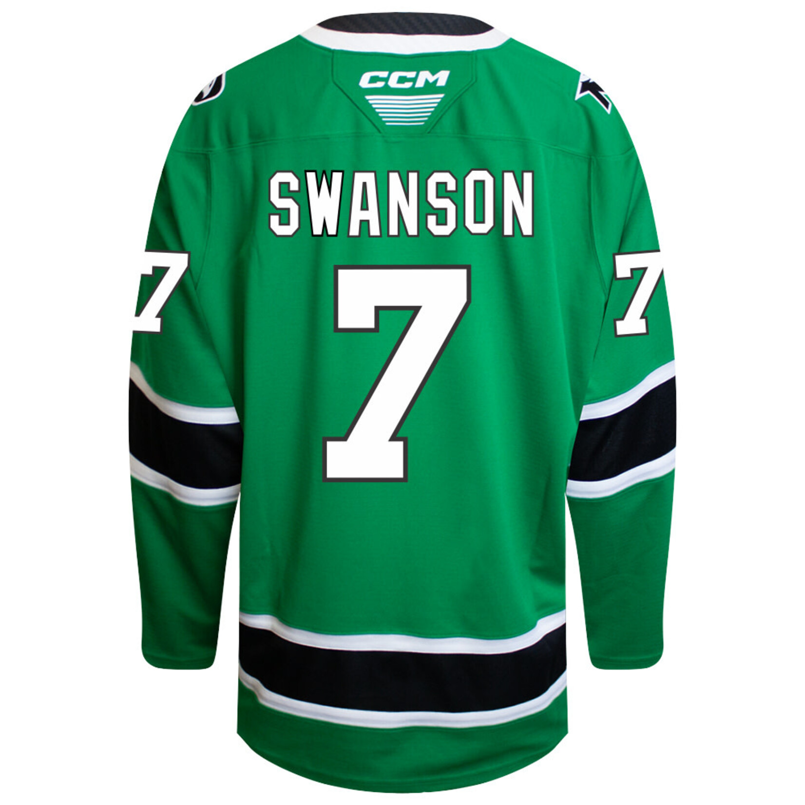 CCM Hockey #7 Mac Swanson CCM Authentic Game Jersey