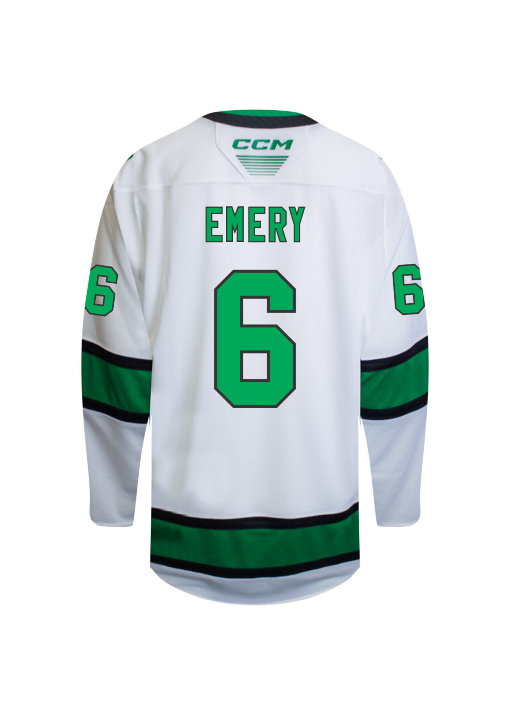 CCM Hockey #6 E.J. Emery CCM Hockey Replica Jersey