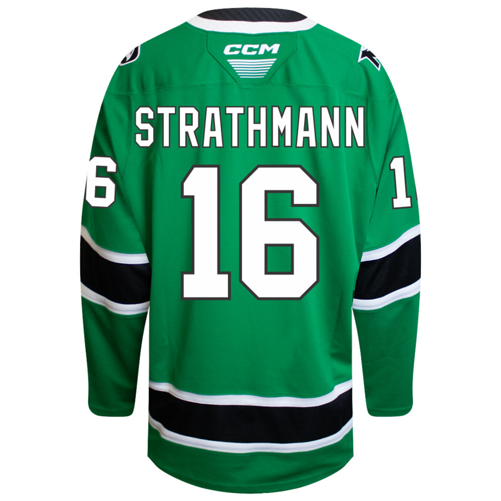 CCM Hockey #16 Andrew Strathmann CCM Authentic Game Jersey