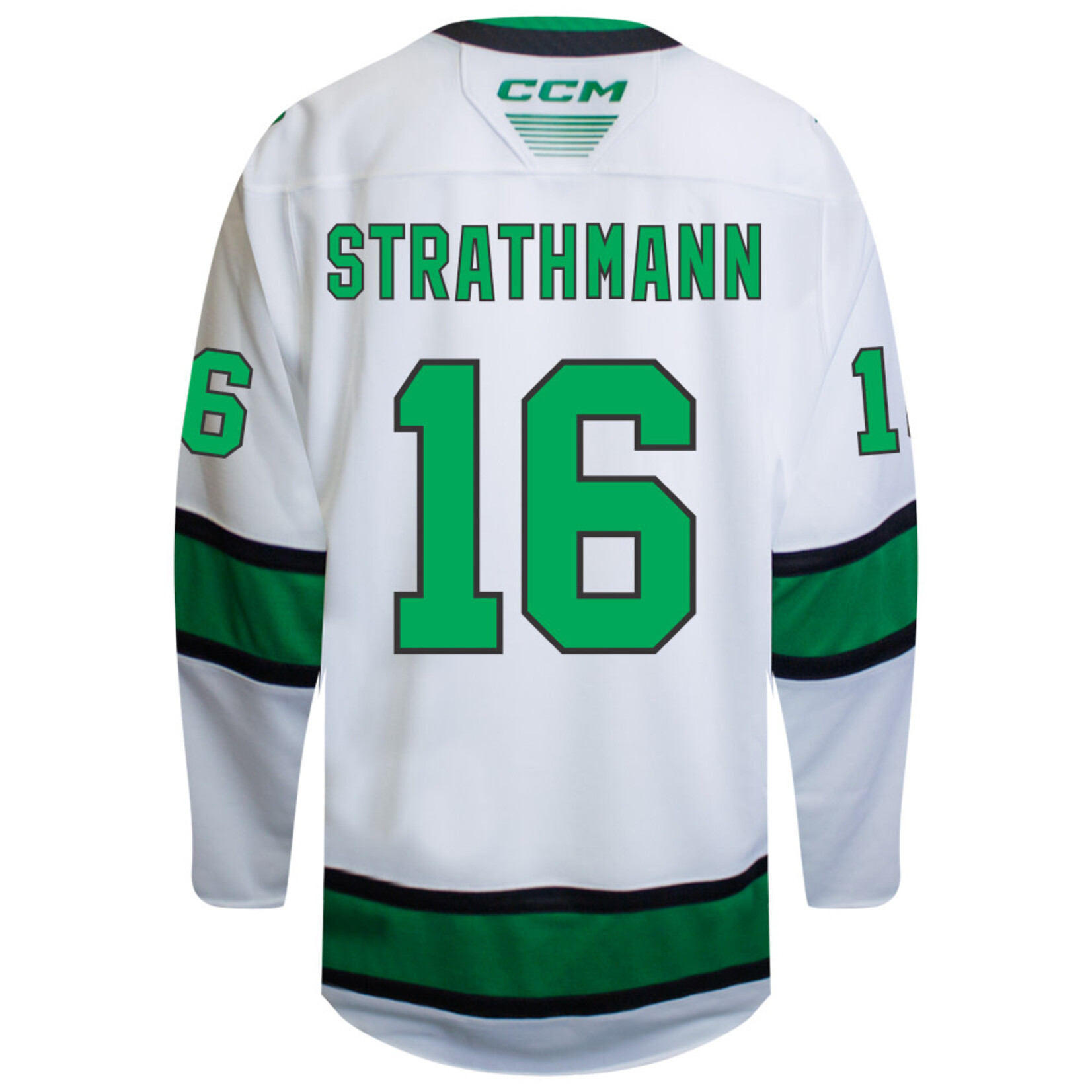 CCM Hockey #16 Andrew Strathmann CCM Authentic Game Jersey