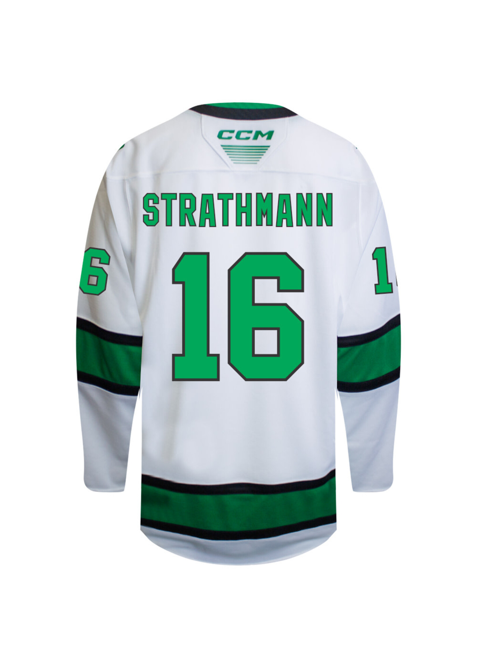 CCM Hockey #16 Andrew Strathmann CCM Hockey Replica Jersey