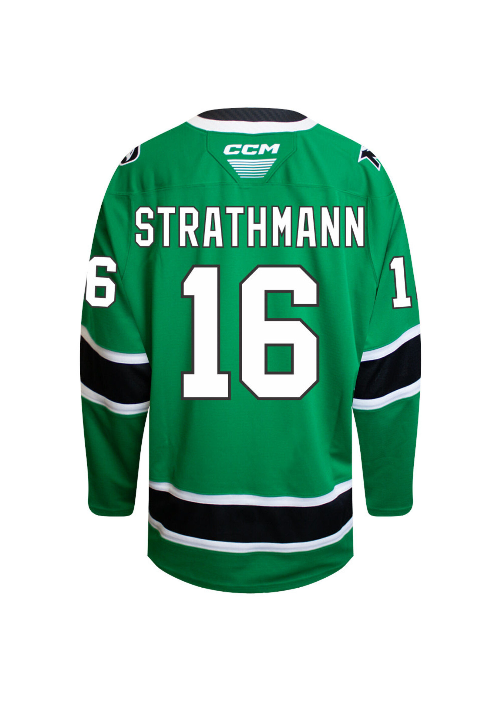 CCM Hockey #16 Andrew Strathmann CCM Hockey Replica Jersey