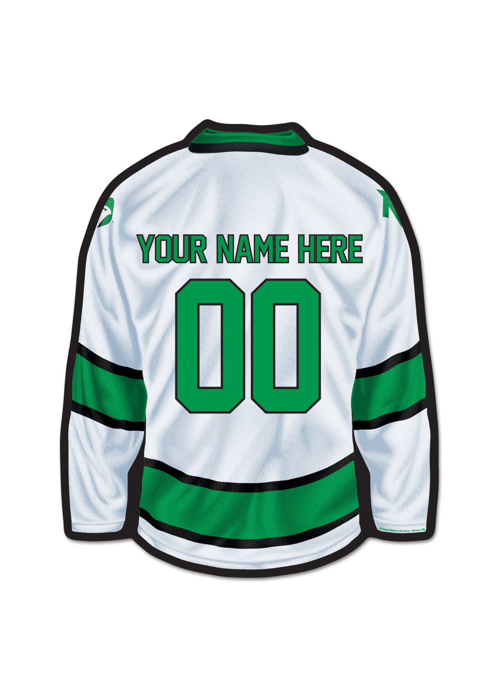 Wincraft Personalized Hockey Jersey Wood Sign