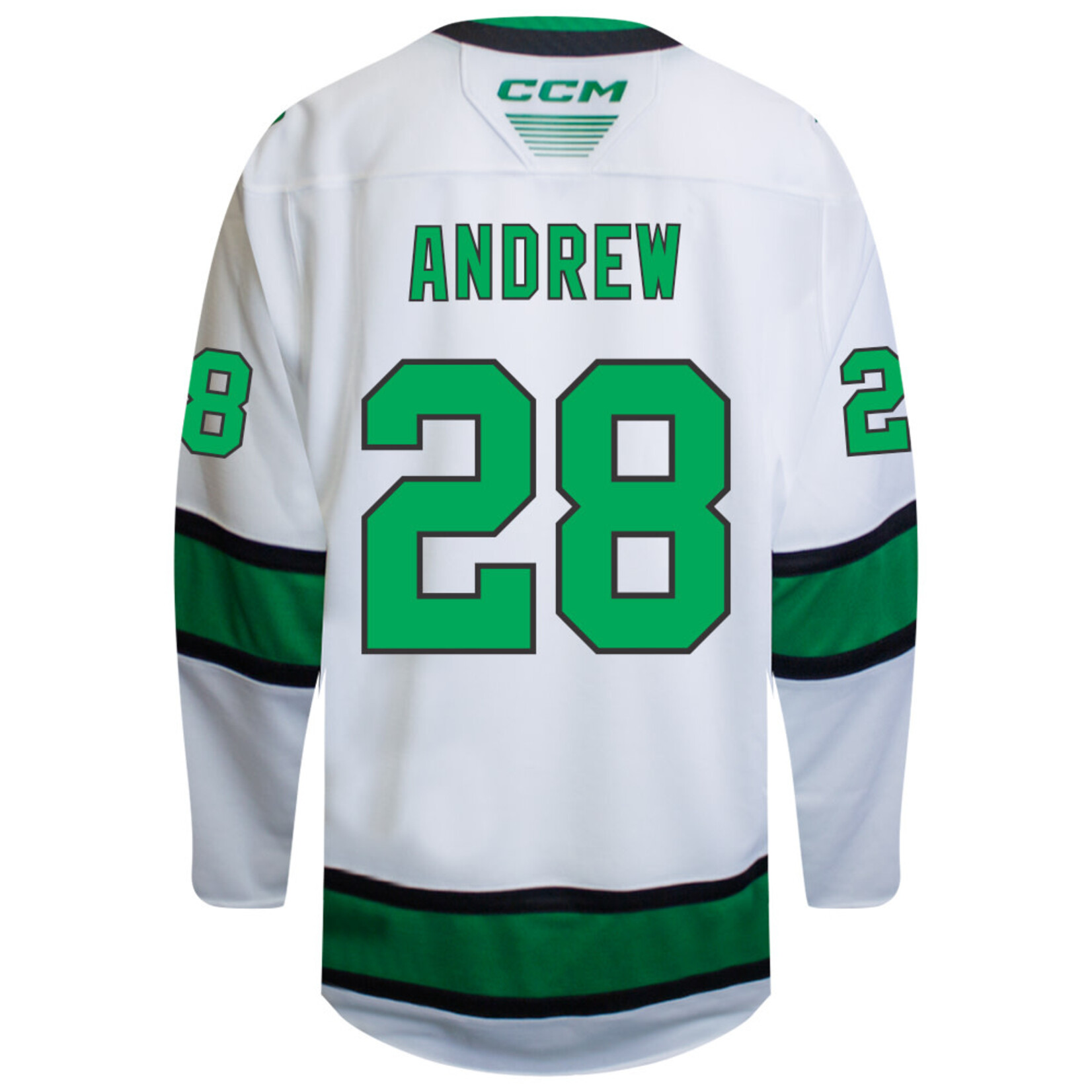 CCM Hockey #28 Dalton Andrew CCM Authentic Game Jersey