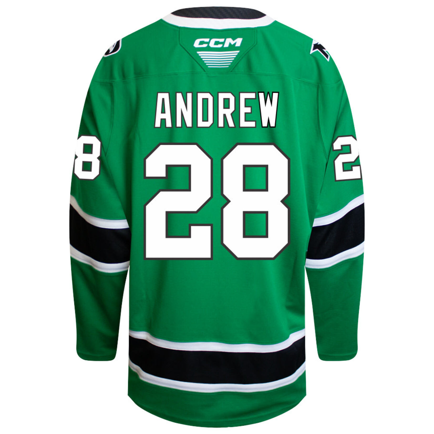 CCM Hockey #28 Dalton Andrew CCM Authentic Game Jersey