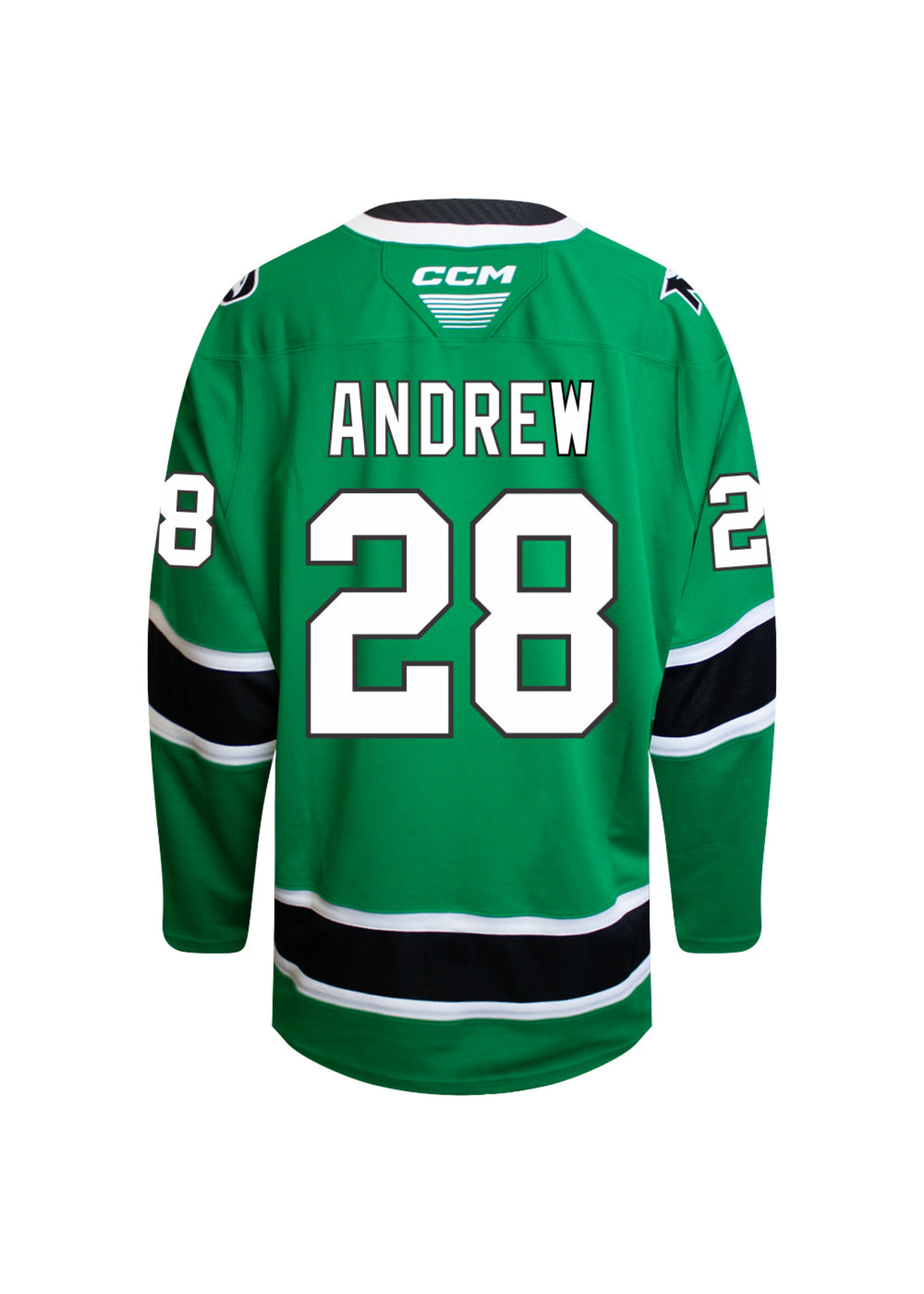 CCM Hockey #28 Dalton Andrew CCM Authentic Game Jersey