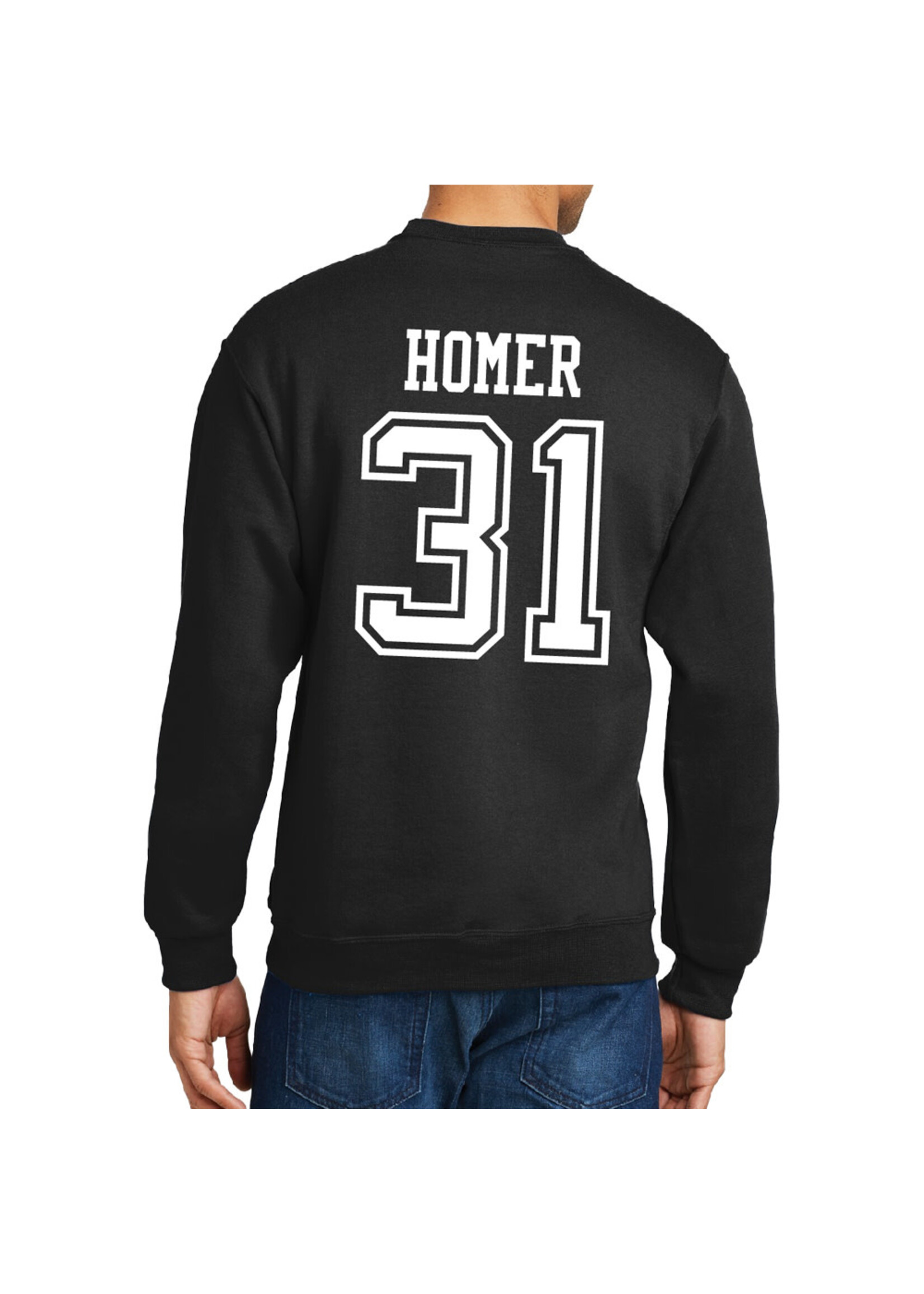 AHUNDYP #31 Gibson Homer North Dakota Hockey Sport Adult Crew