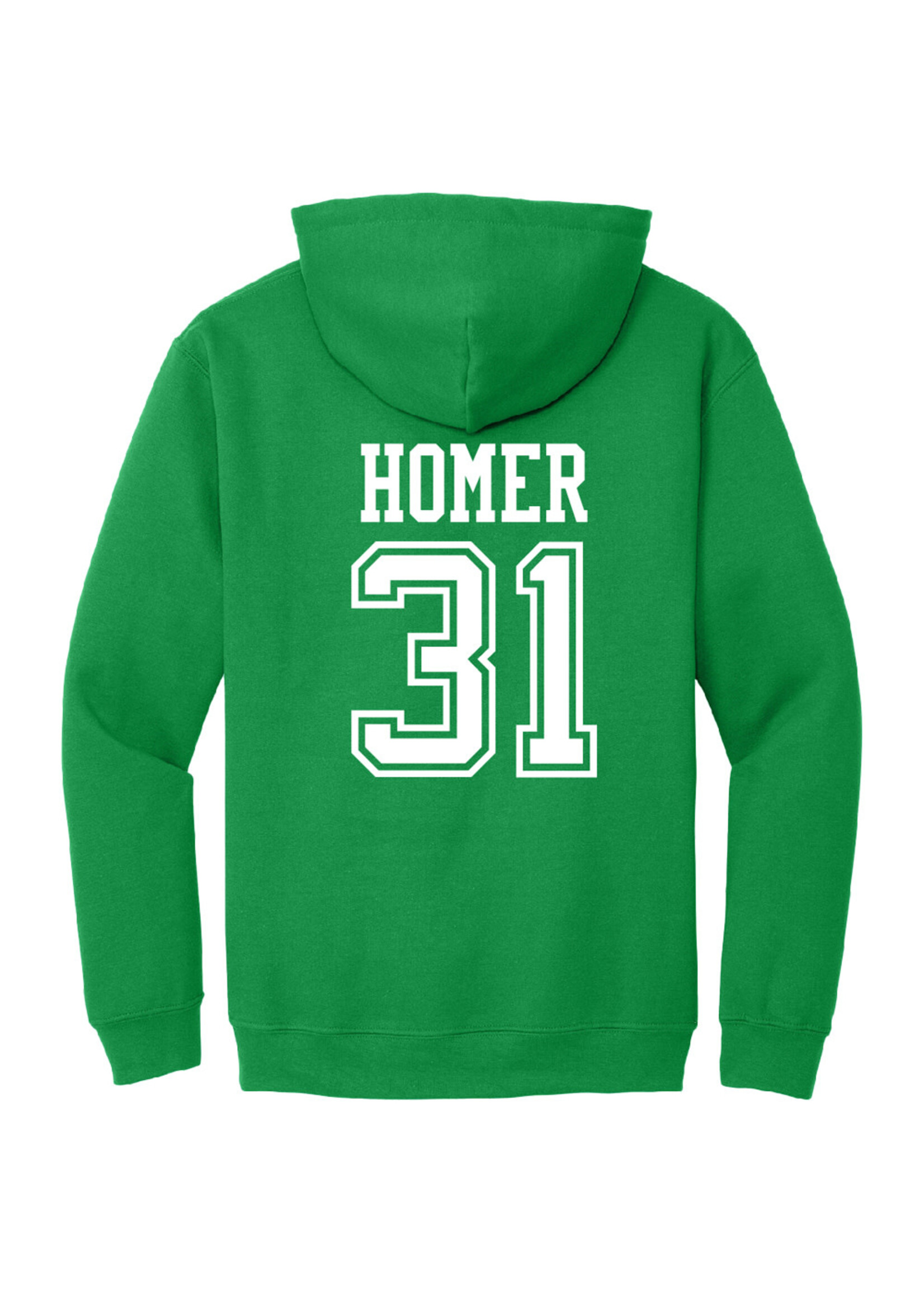 AHUNDYP #31 Gibson Homer North Dakota Hockey Sport Youth Hood