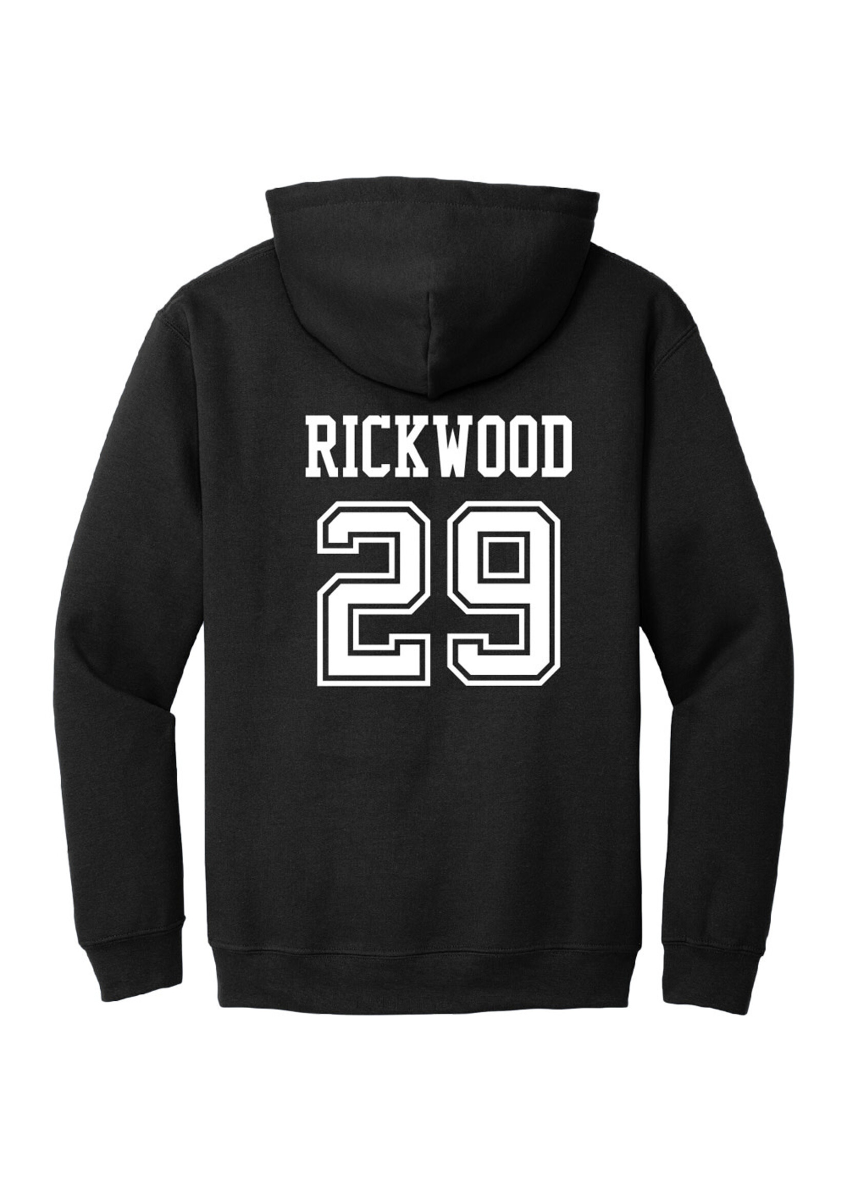AHUNDYP #29 Ellis Rickwood North Dakota Hockey Sport Youth Hood