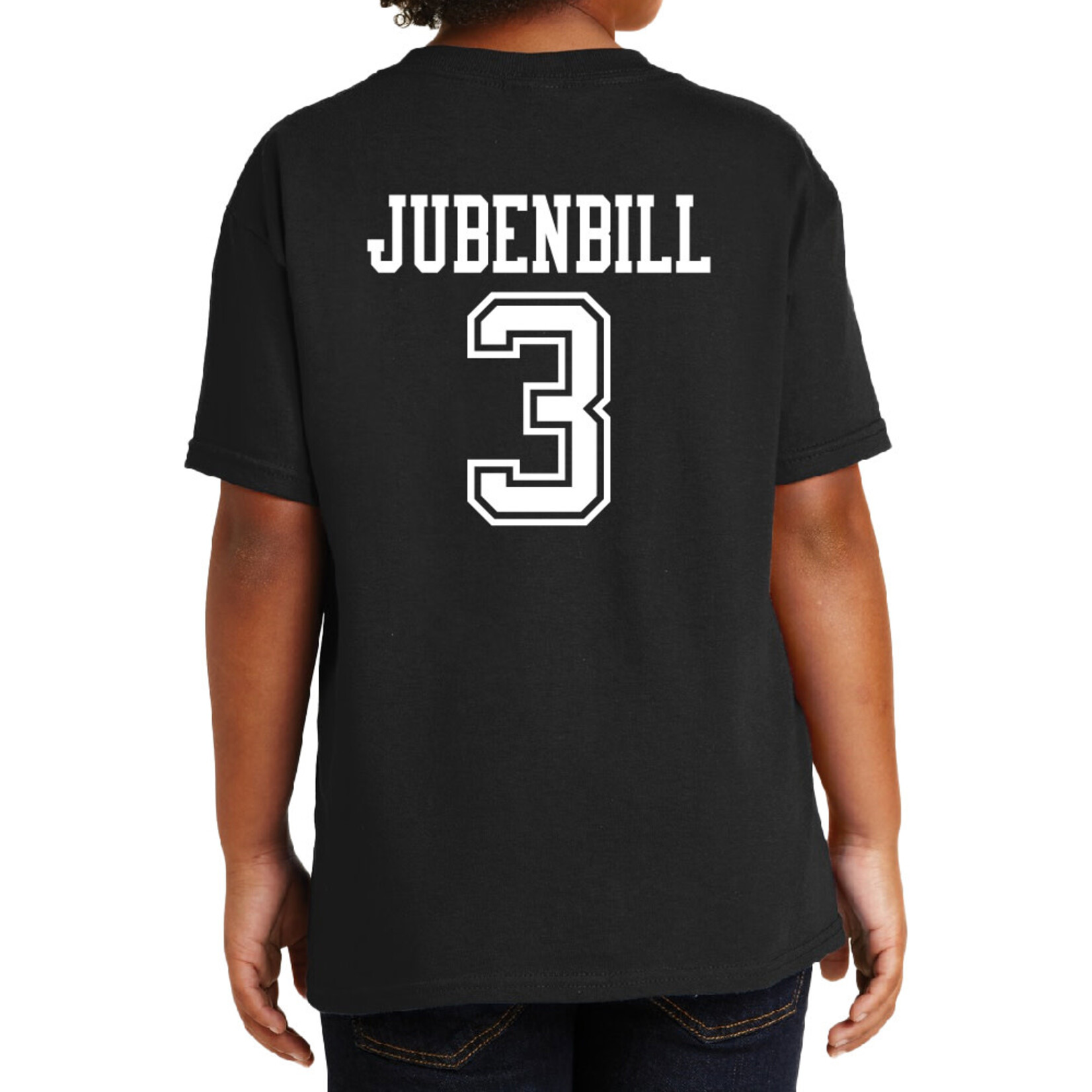 AHUNDYP #3 Jayden Jubenvill   ND Hockey Sport Youth Tee