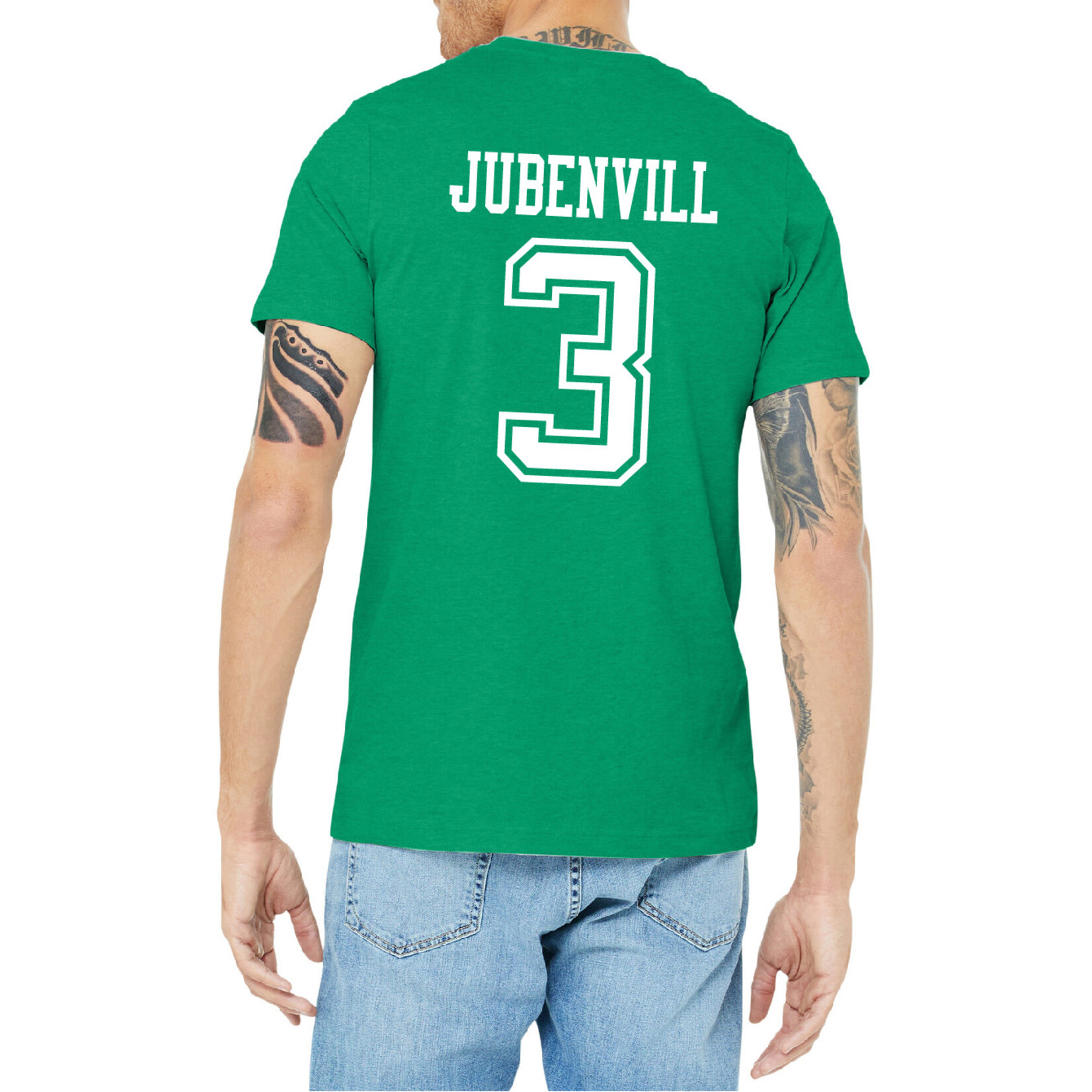 AHUNDYP #3 Jayden Jubenvill   ND Hockey Sport Adult Tee