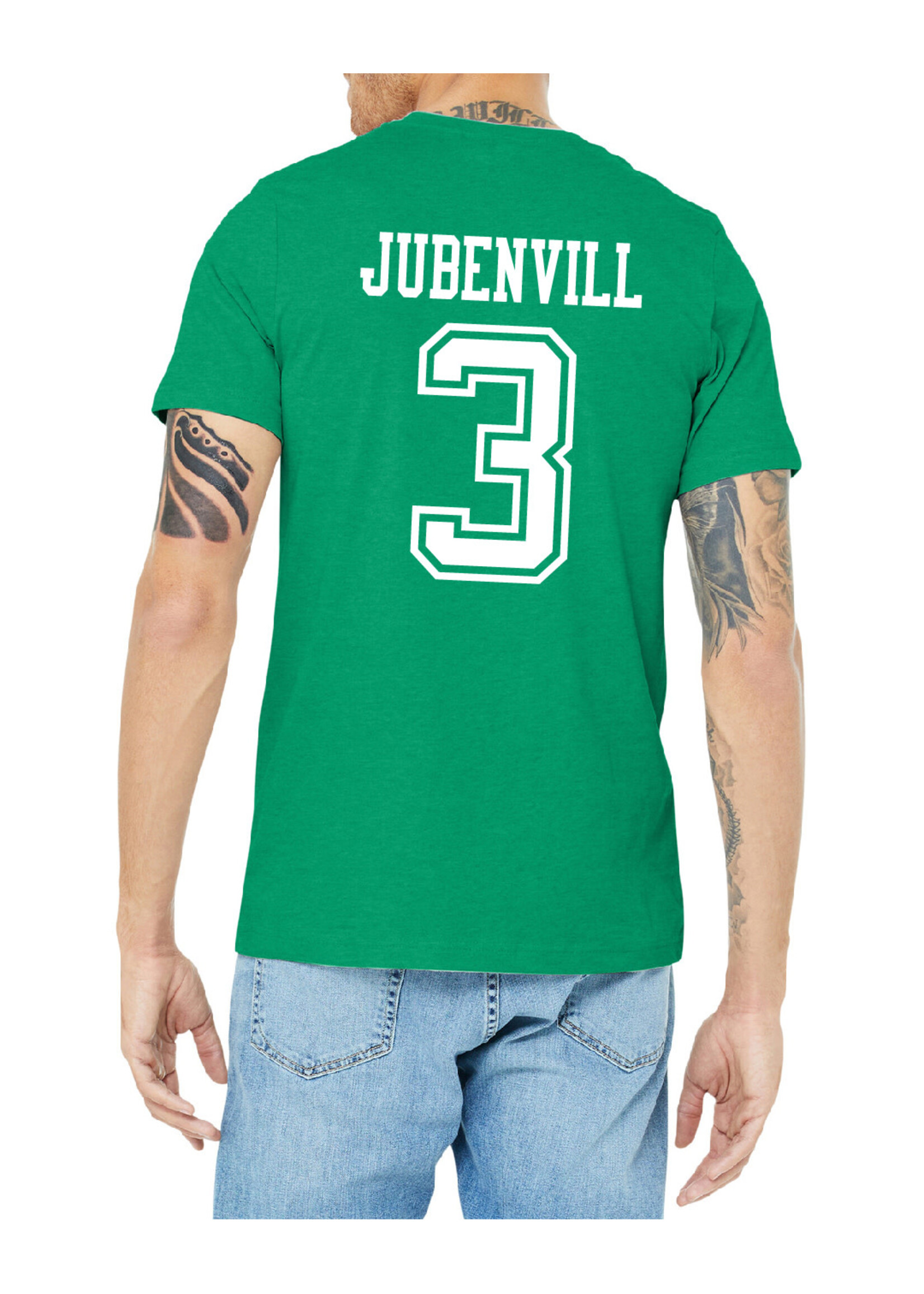 AHUNDYP #3 Jayden Jubenvill   ND Hockey Sport Adult Tee