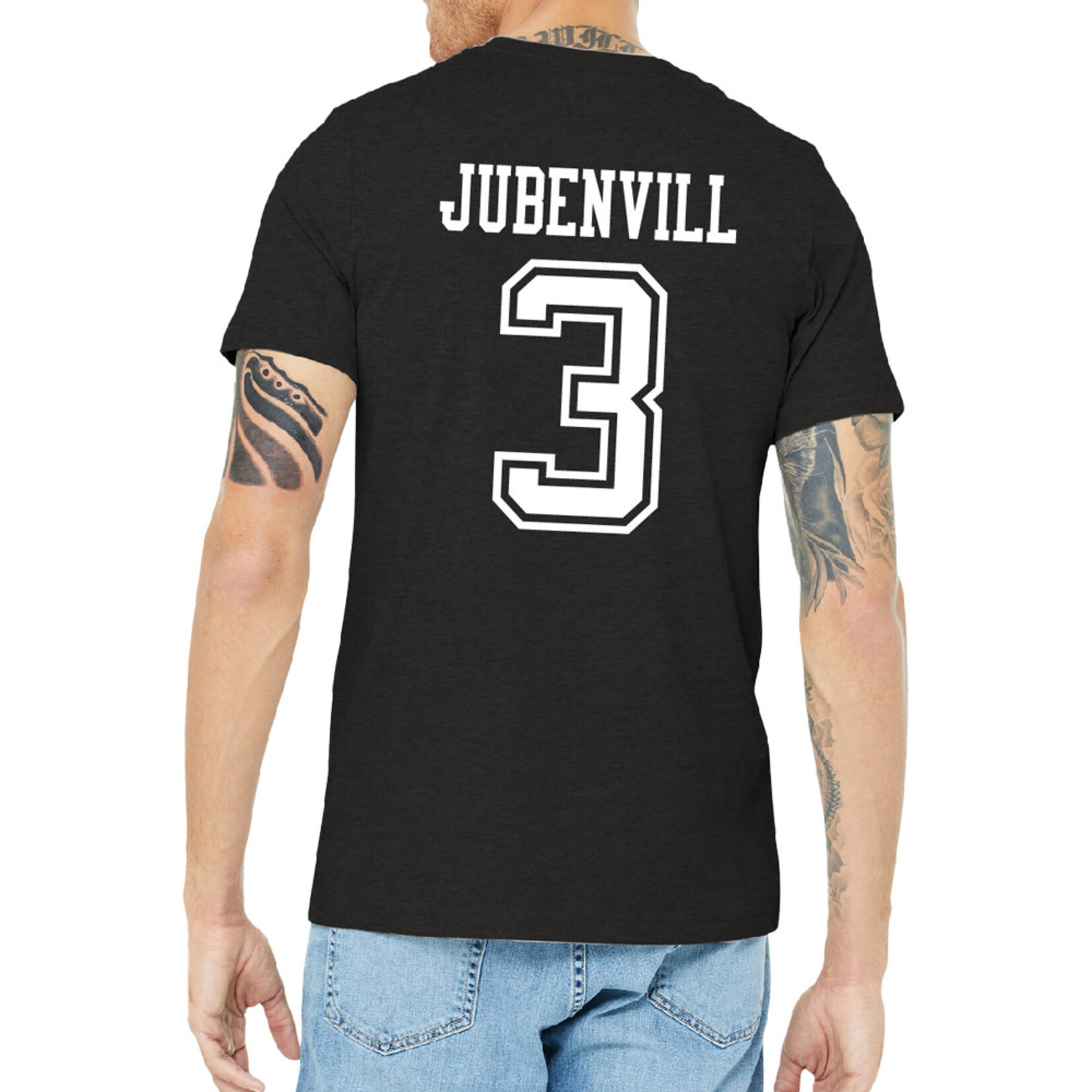 AHUNDYP #3 Jayden Jubenvill   ND Hockey Sport Adult Tee