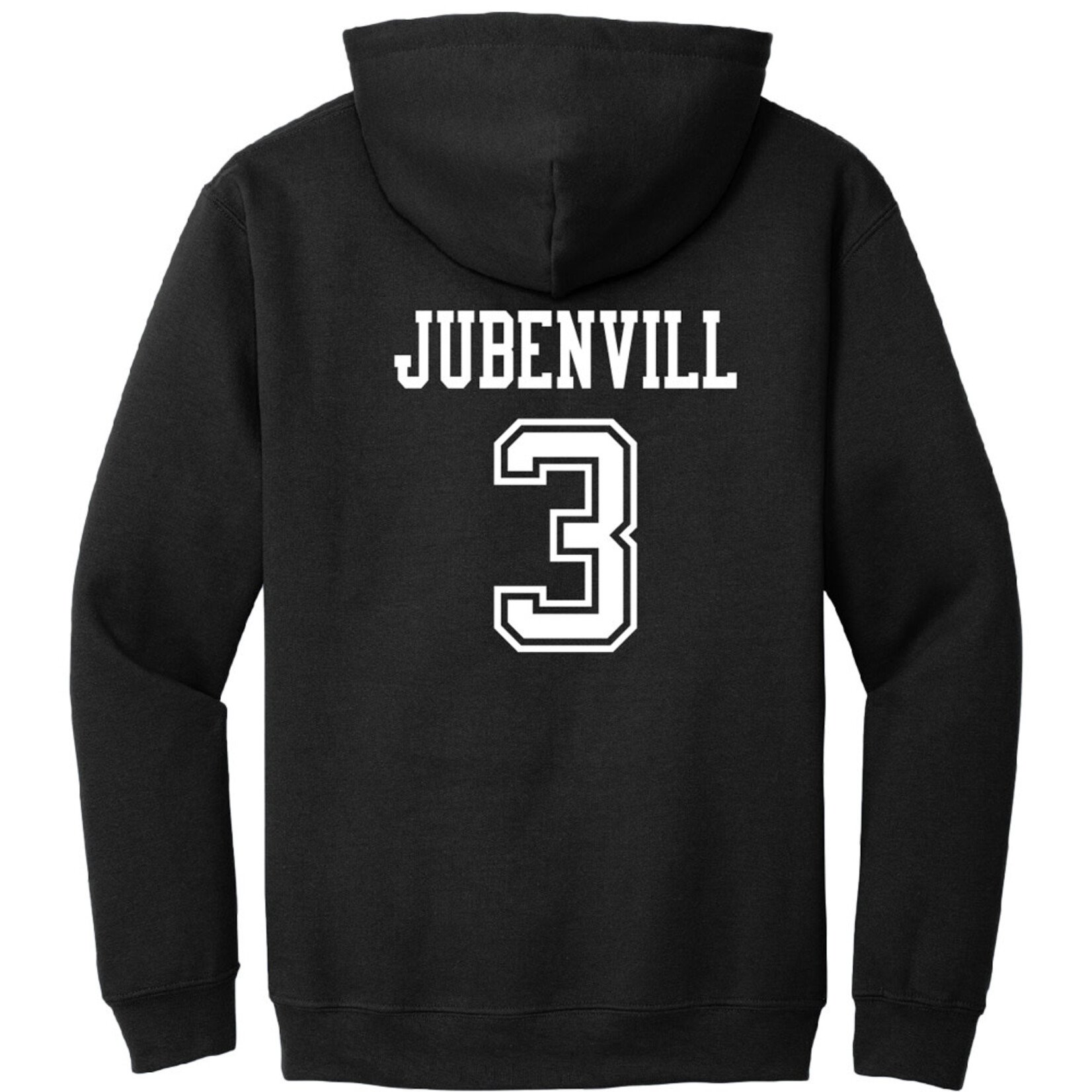 AHUNDYP #3 Jayden Jubenvill   ND Hockey Sport Youth Hood