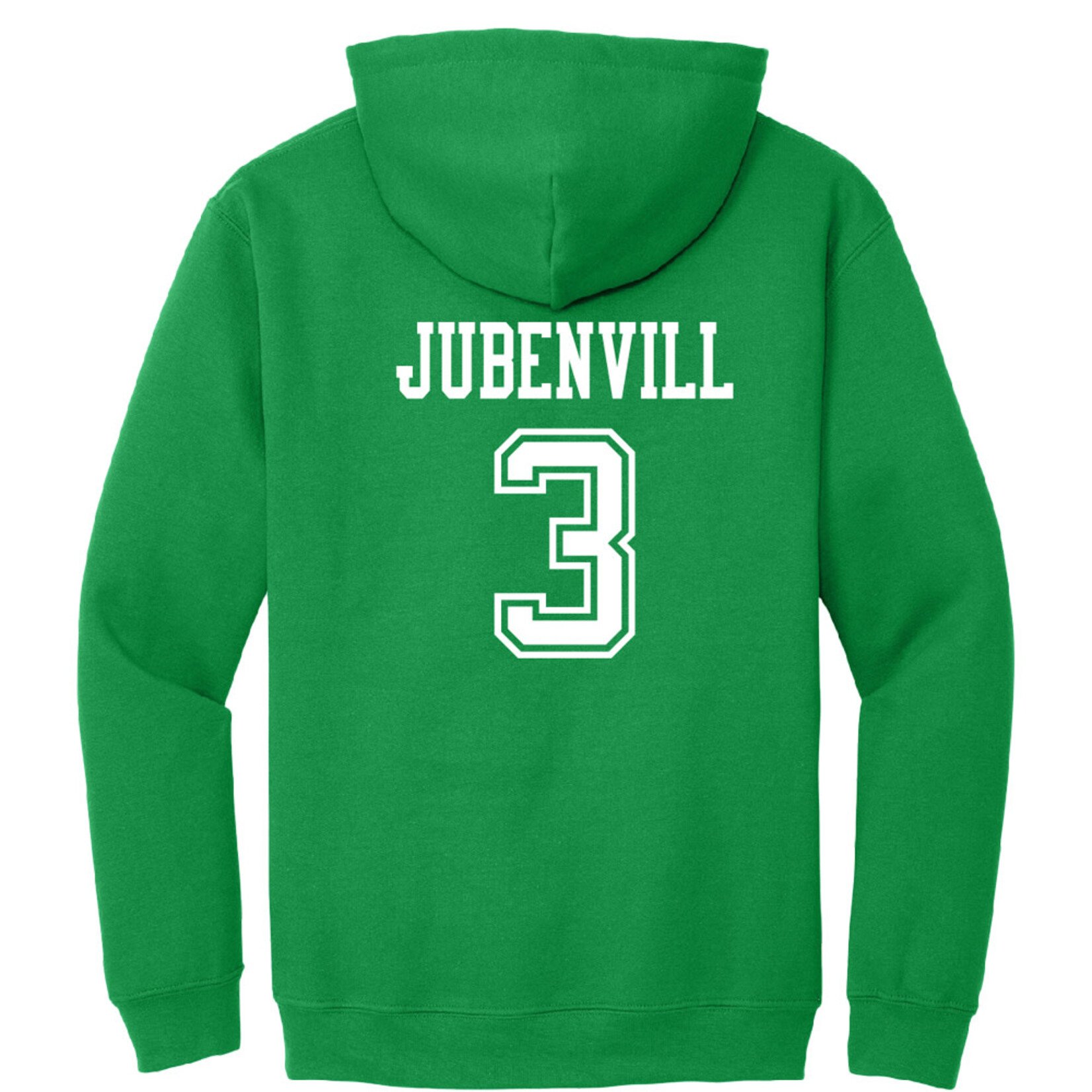 AHUNDYP #3 Jayden Jubenvill   ND Hockey Sport Youth Hood