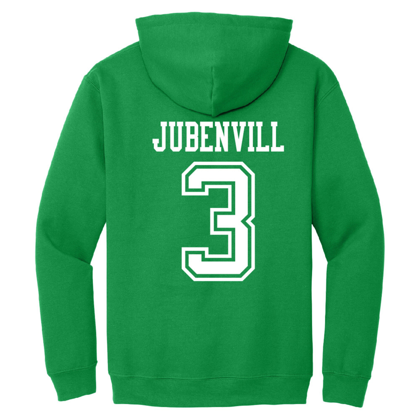 AHUNDYP #3 Jayden Jubenvill   ND Hockey Sport Adult Hood
