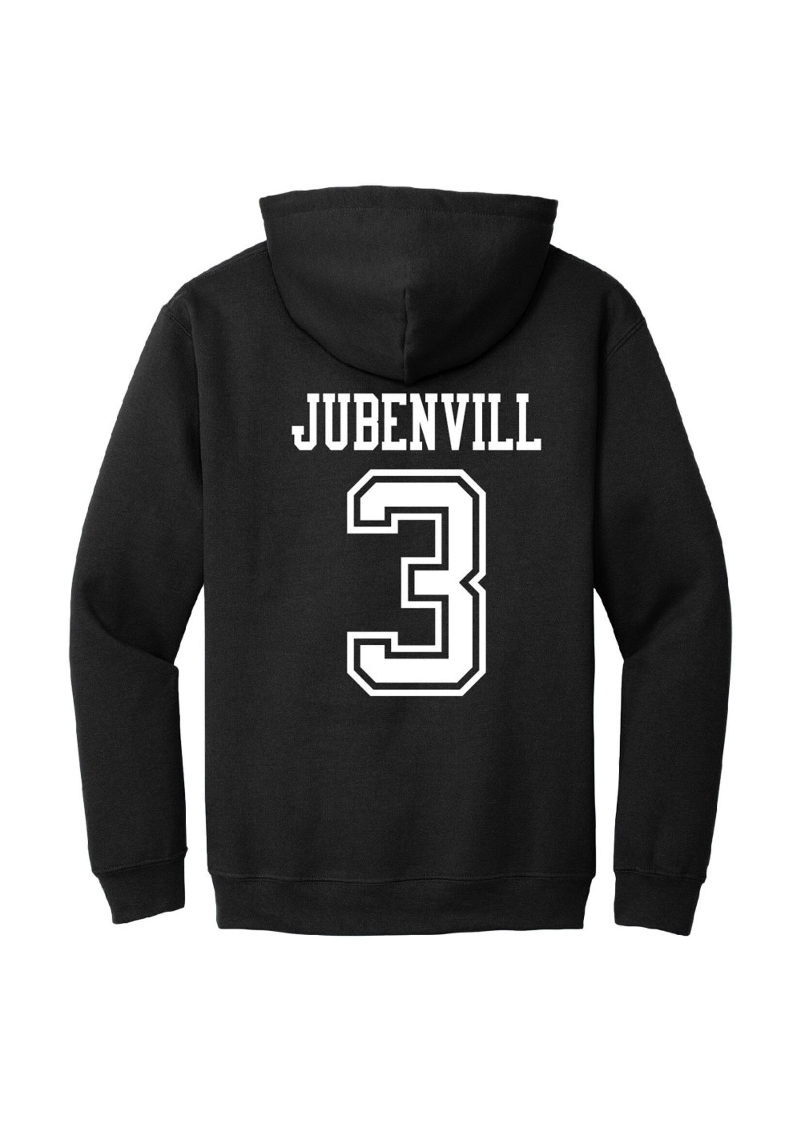 AHUNDYP #3 Jayden Jubenvill   ND Hockey Sport Adult Hood