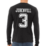 AHUNDYP #3 Jayden Jubenvill   ND Hockey Sport Adult Long Sleeve