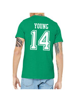 AHUNDYP #14 Tyler Young  North Dakota Hockey Sport Adult Tee
