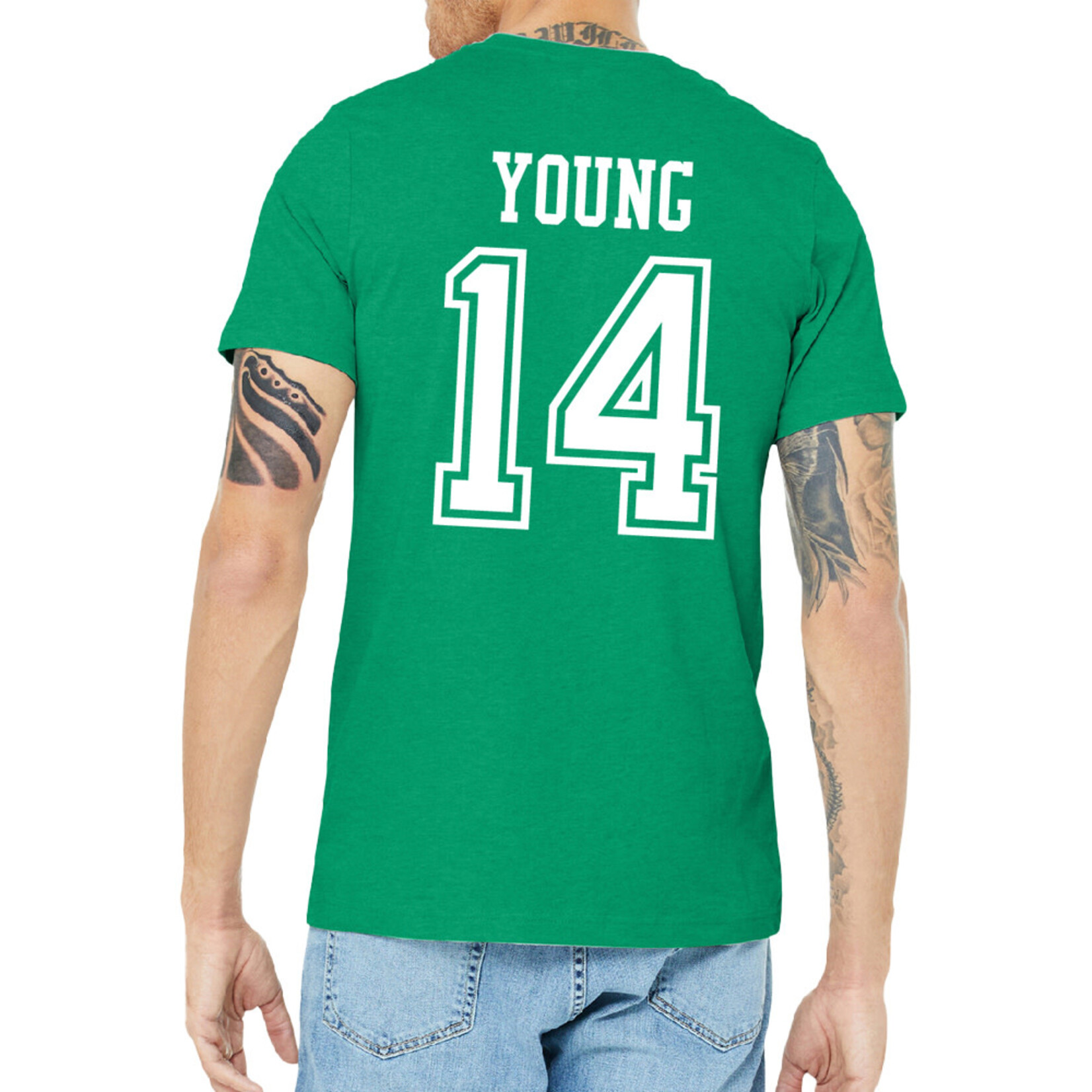 AHUNDYP #14 Tyler Young  North Dakota Hockey Sport Adult Tee