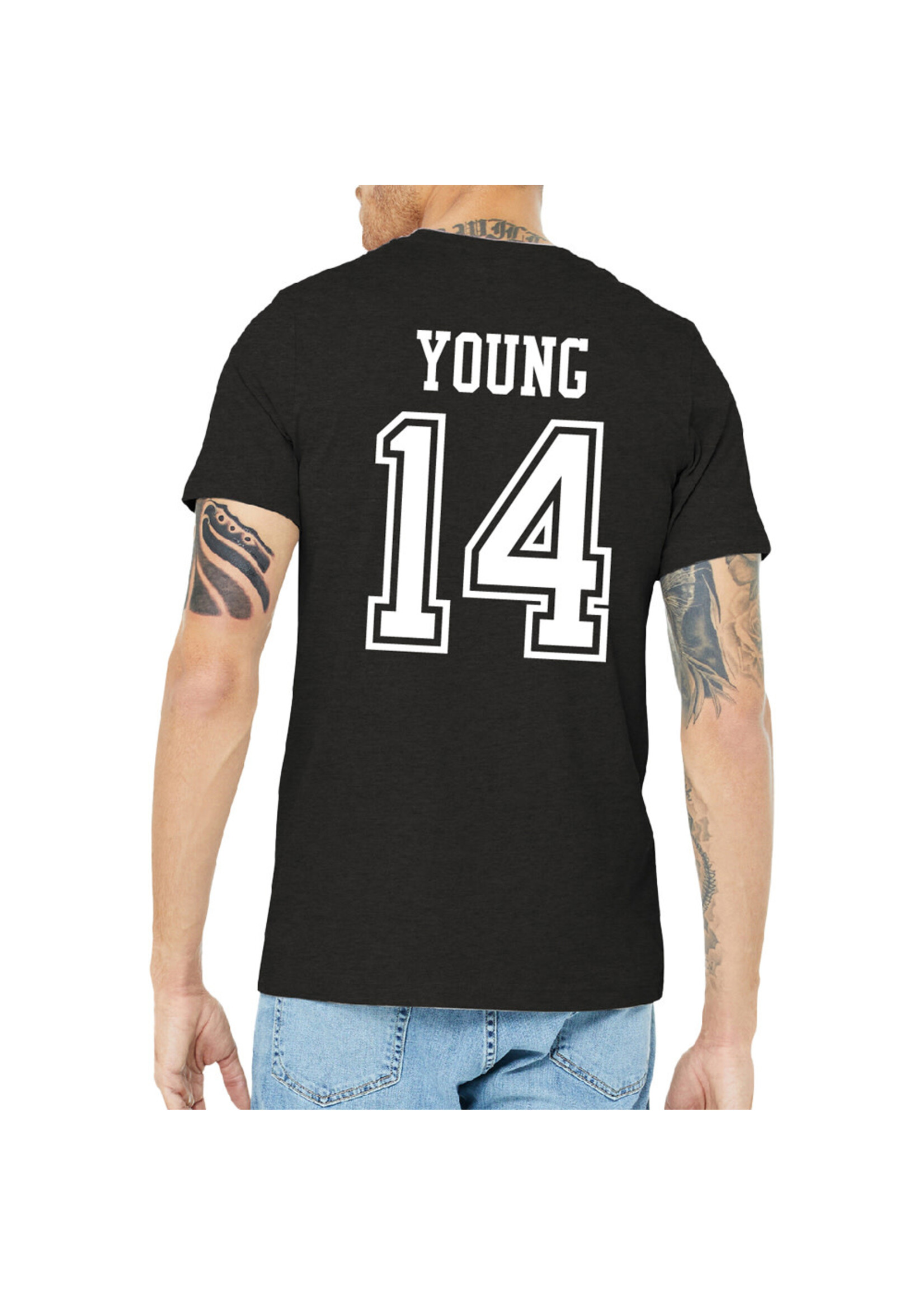 AHUNDYP #14 Tyler Young  North Dakota Hockey Sport Adult Tee
