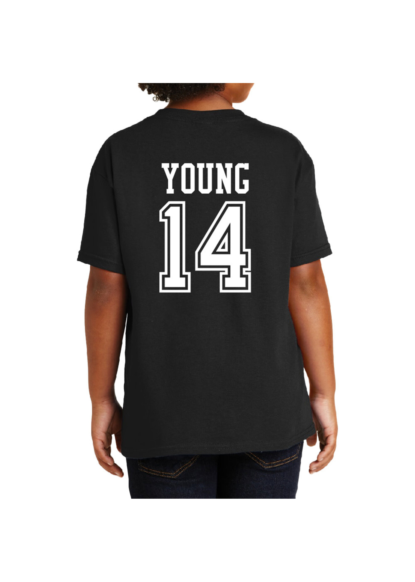 AHUNDYP #14 Tyler Young  North Dakota Hockey Sport Youth Tee