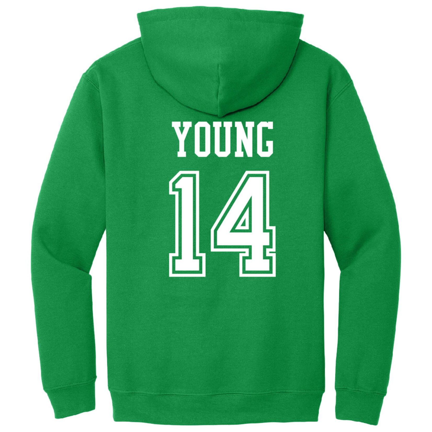 AHUNDYP #14 Tyler Young  North Dakota Hockey Sport Youth Hood