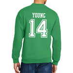 AHUNDYP #14 Tyler Young  North Dakota Hockey Sport Adult Crew