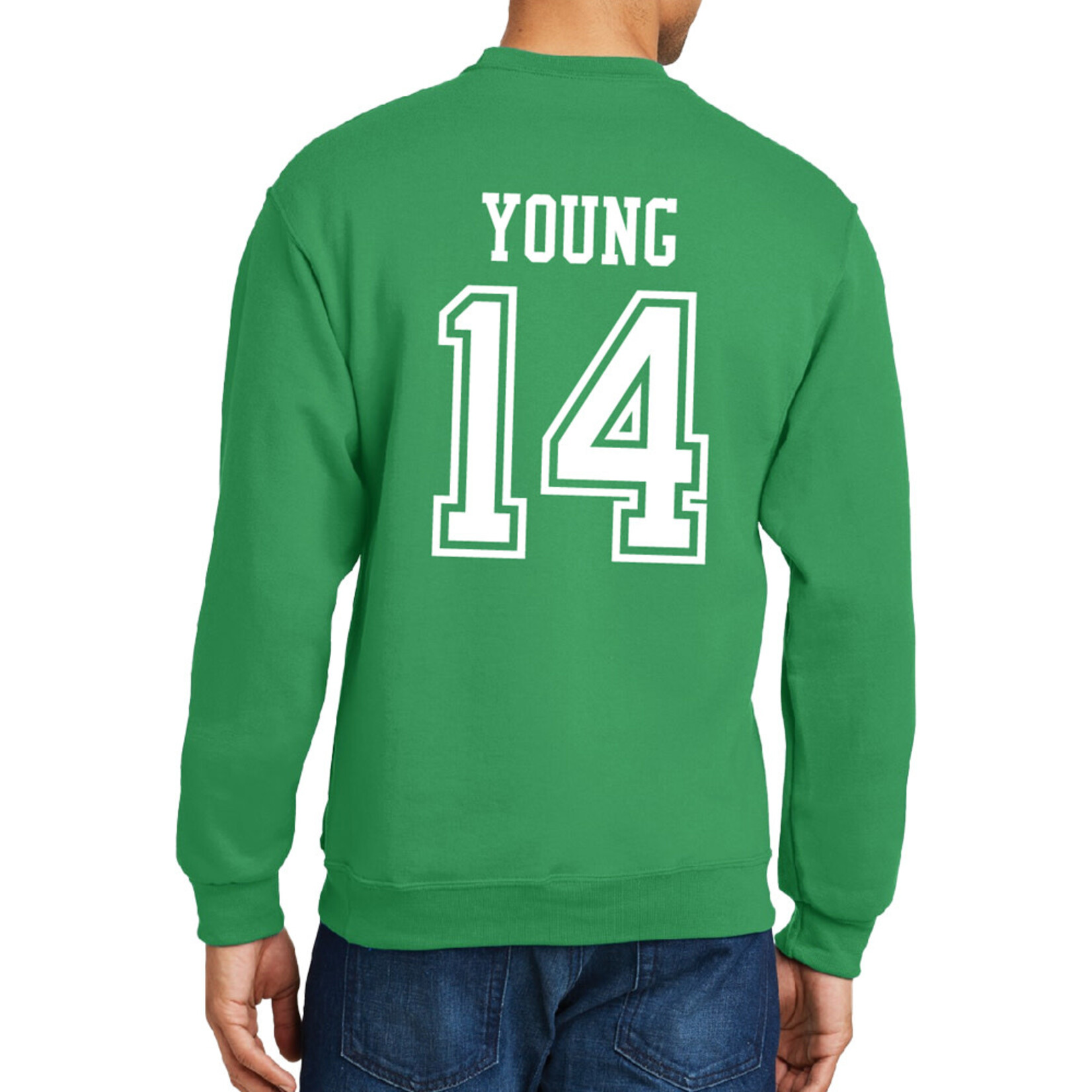 AHUNDYP #14 Tyler Young  North Dakota Hockey Sport Adult Crew