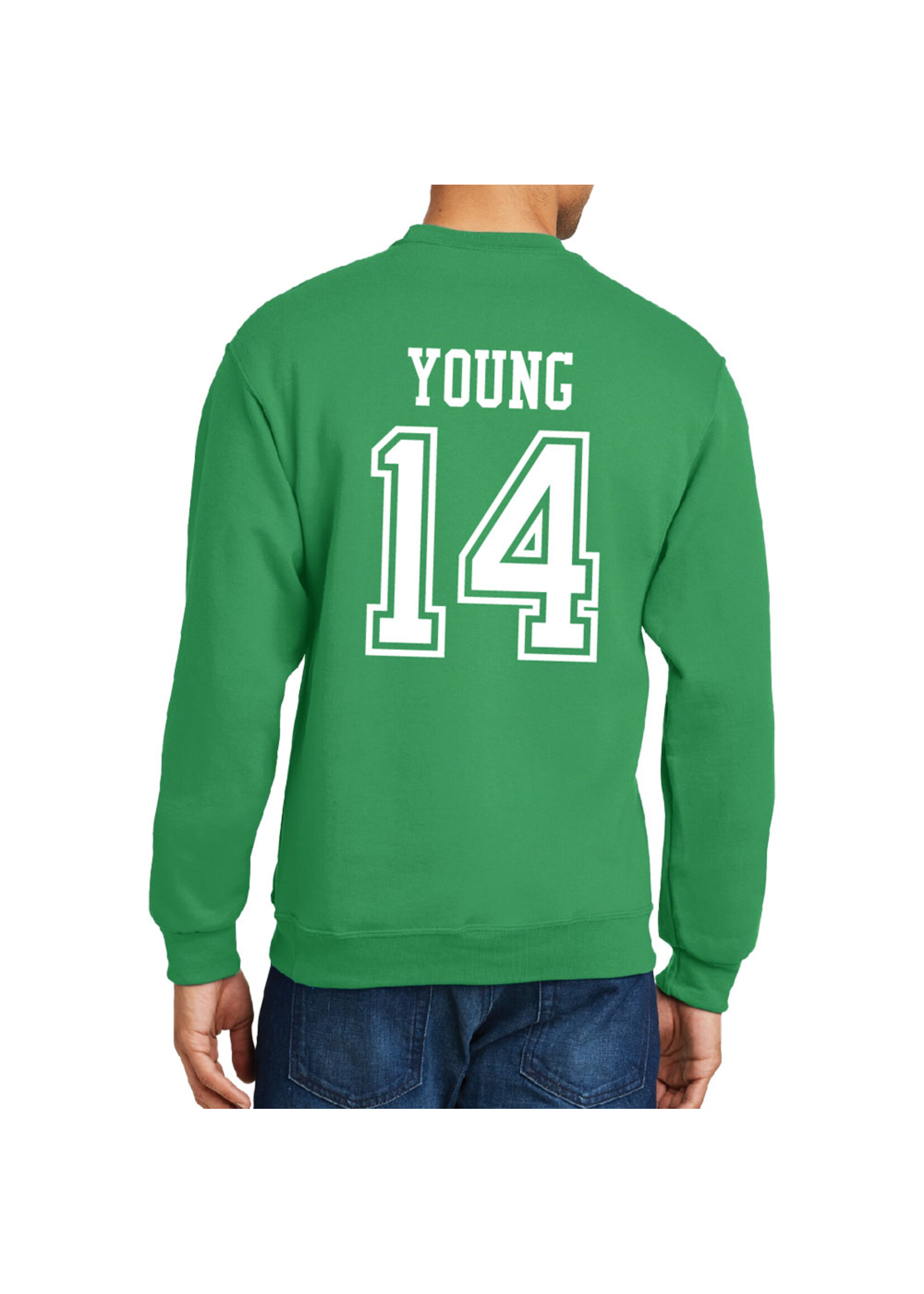 AHUNDYP #14 Tyler Young  North Dakota Hockey Sport Adult Crew