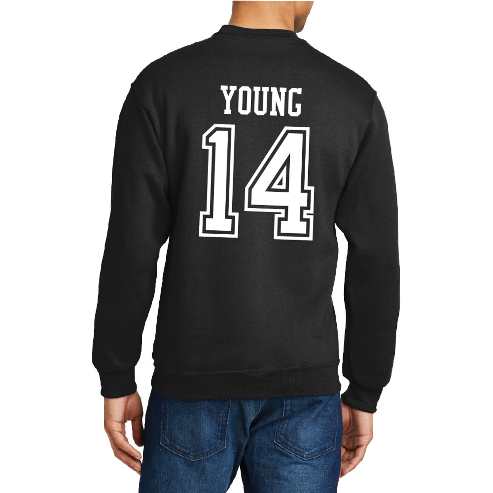 AHUNDYP #14 Tyler Young  North Dakota Hockey Sport Adult Crew