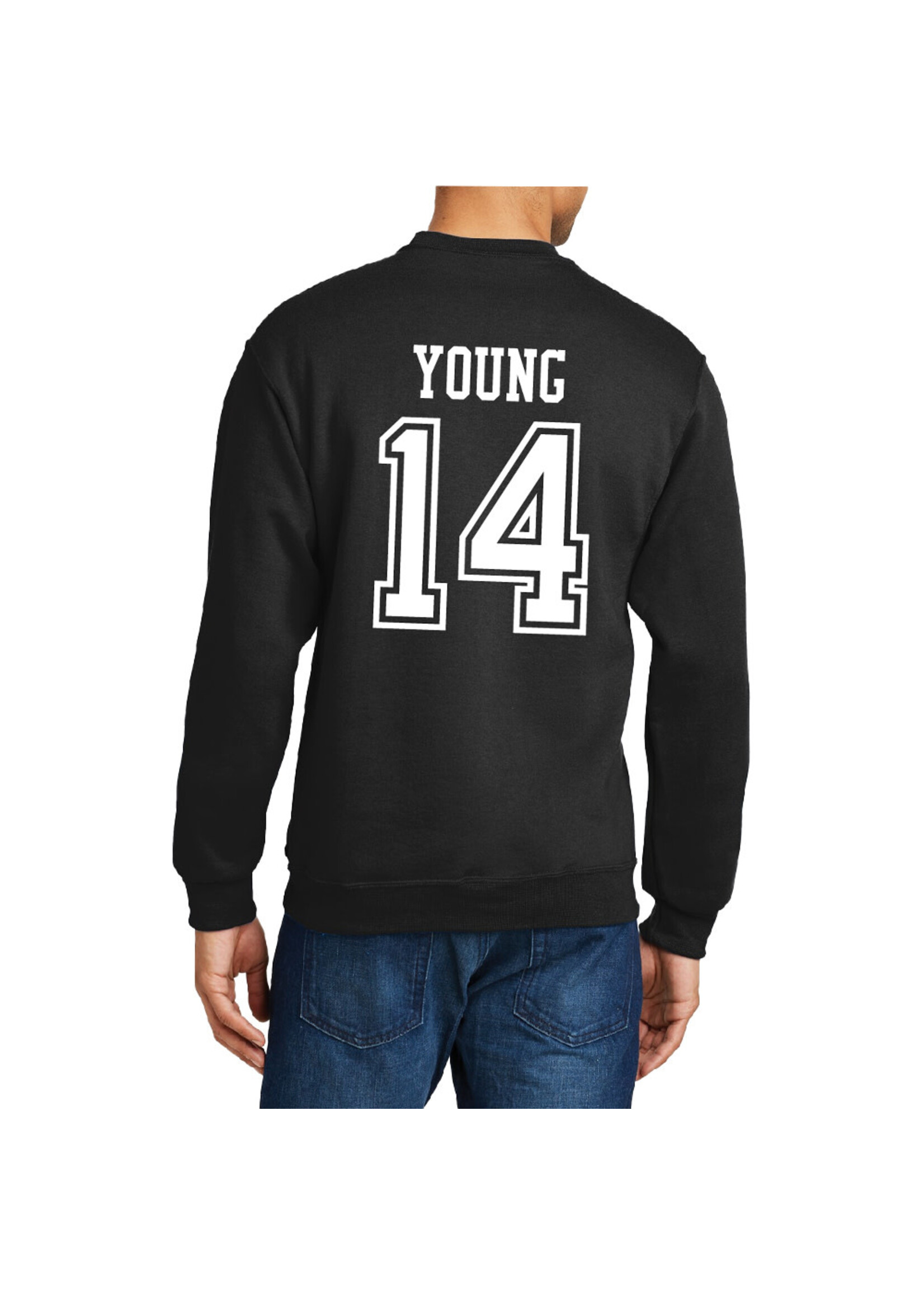 AHUNDYP #14 Tyler Young  North Dakota Hockey Sport Adult Crew