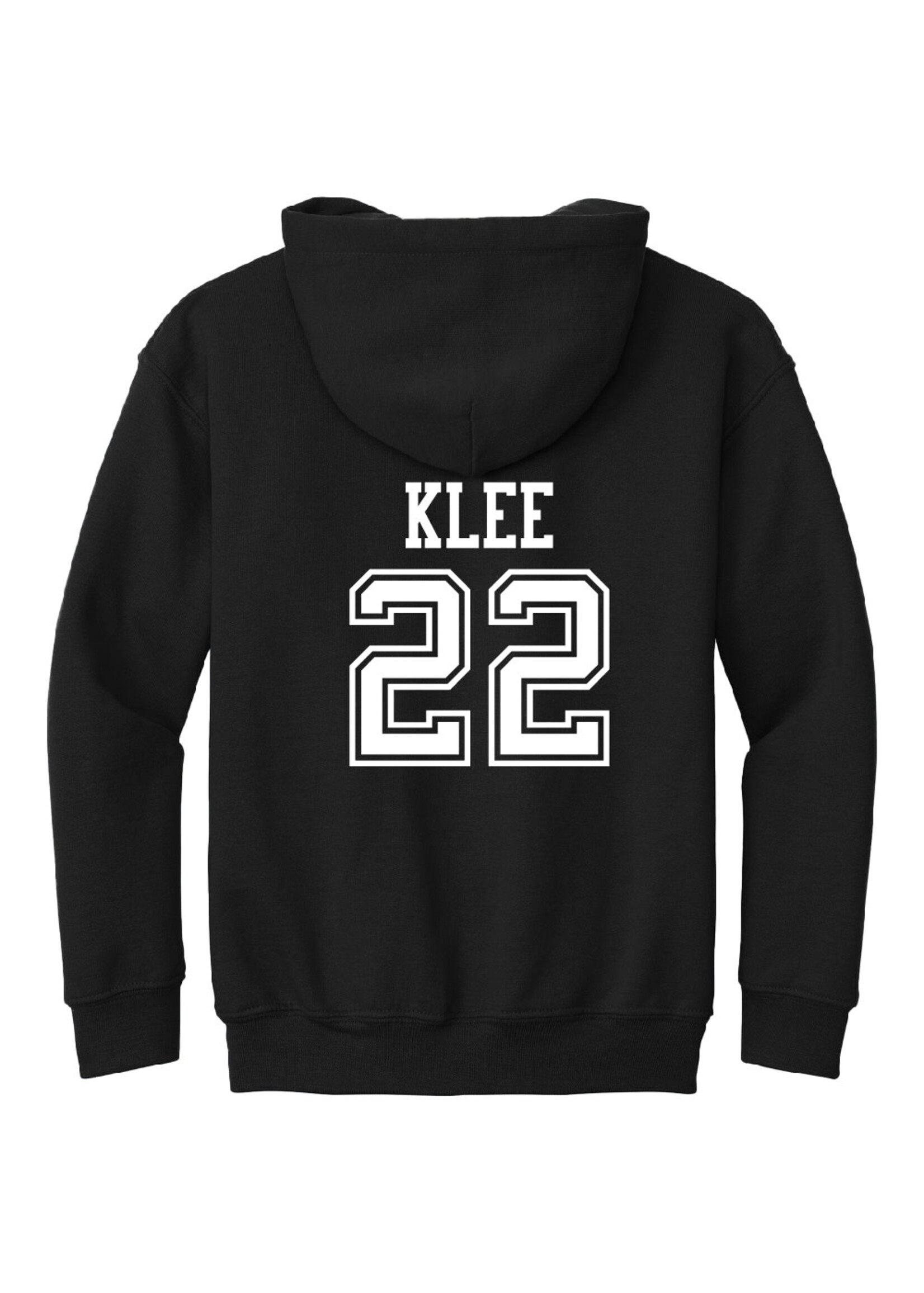 AHUNDYP #22 David Klee North Dakota Hockey Sport Youth Hood