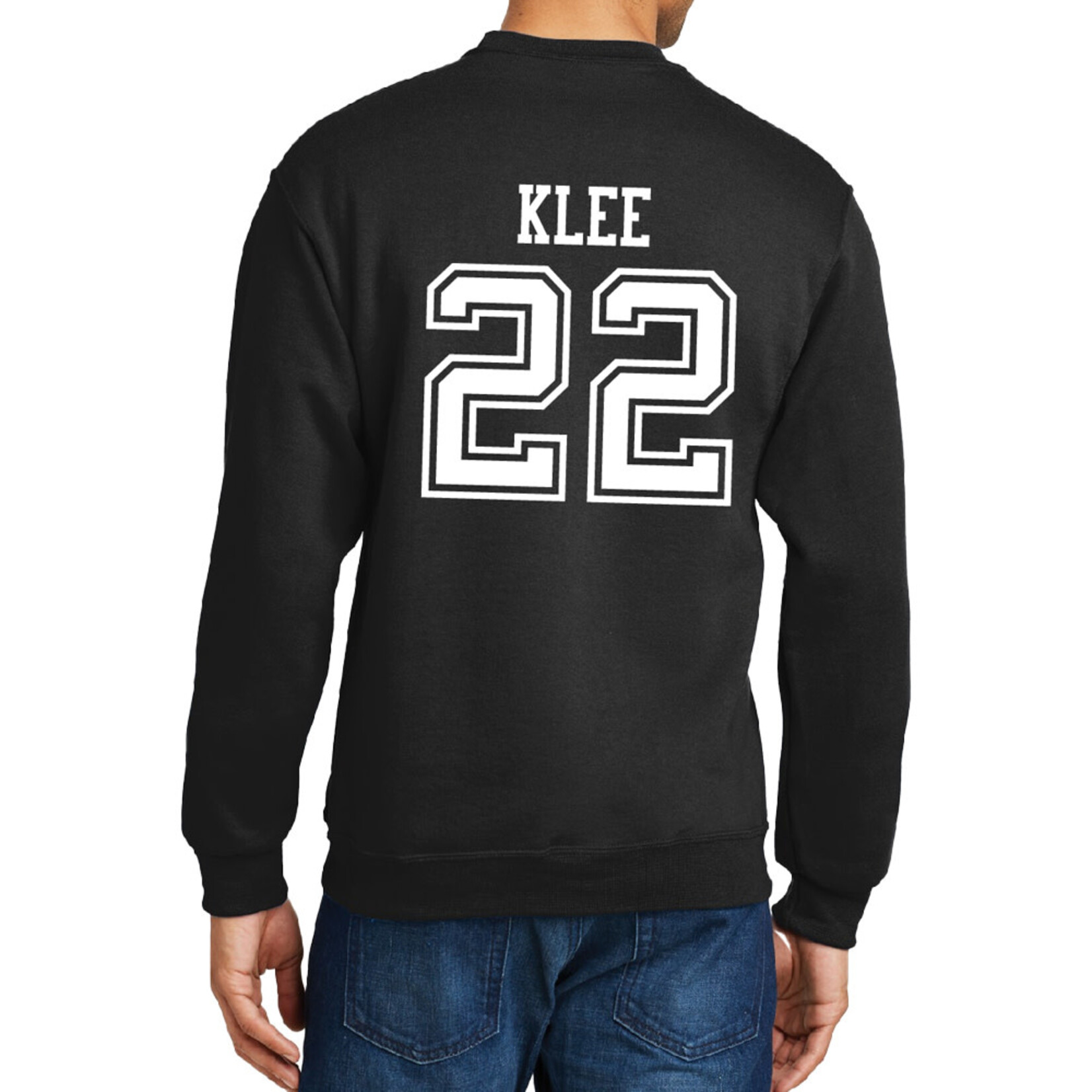 AHUNDYP #22 David Klee North Dakota Hockey Sport Adult Crew