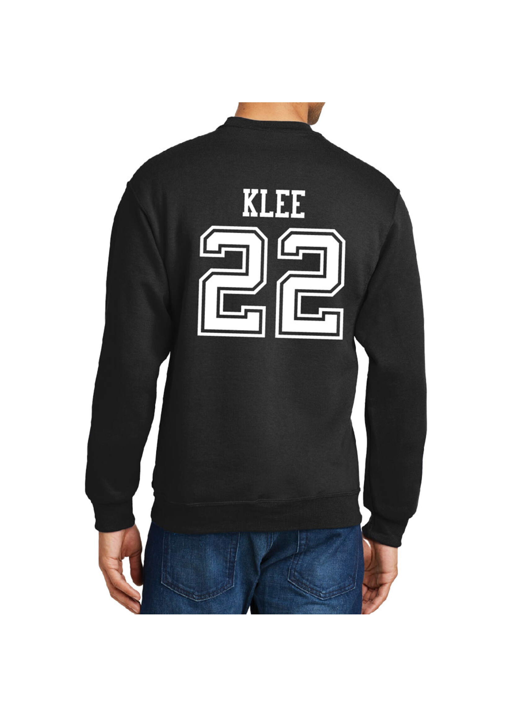 AHUNDYP #22 David Klee North Dakota Hockey Sport Adult Crew
