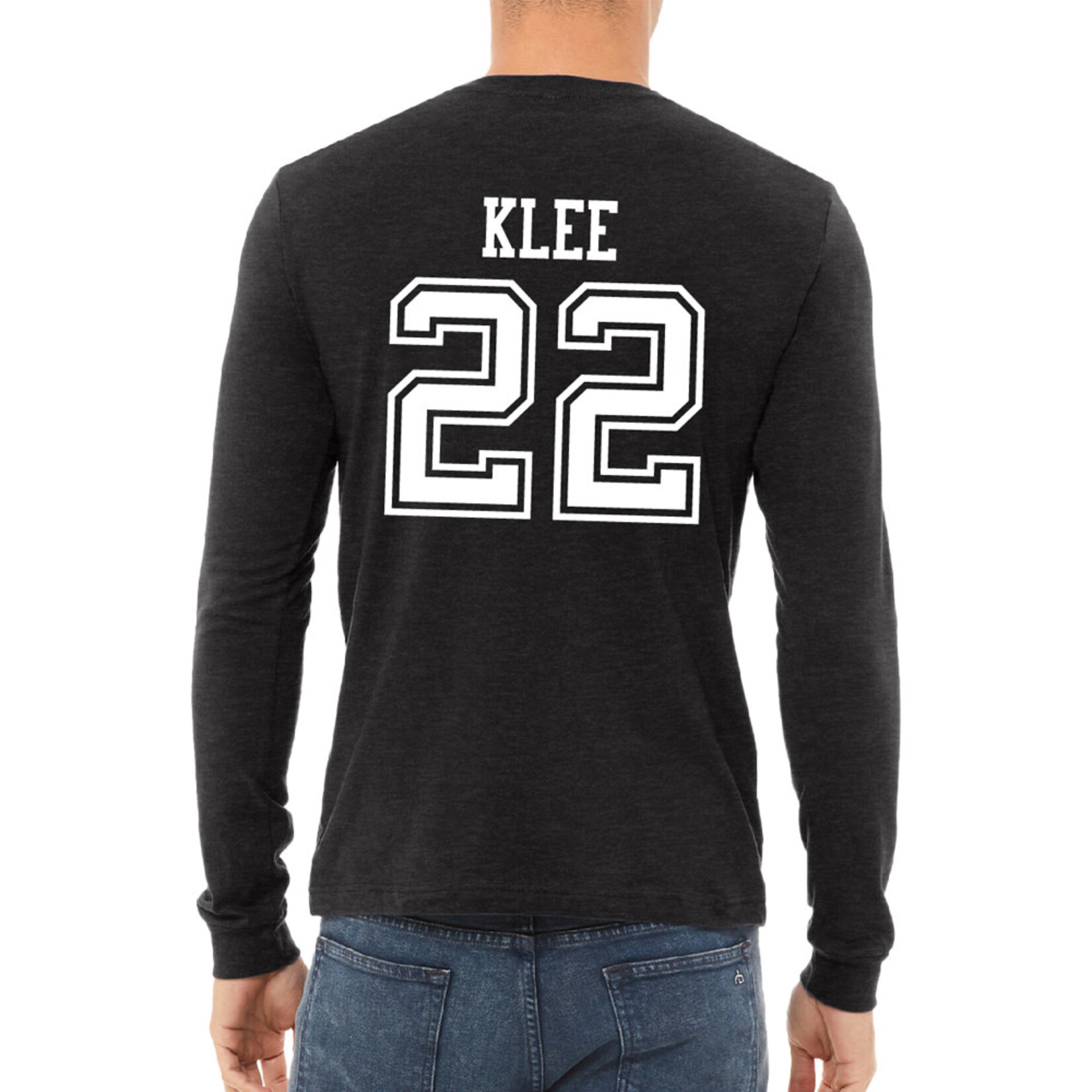 AHUNDYP #22 David Klee North Dakota Hockey Sport Adult Long Sleeve
