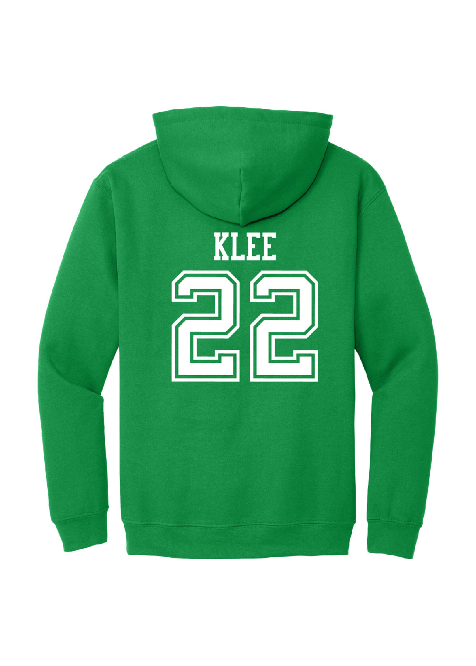 AHUNDYP #22 David Klee North Dakota Hockey Sport Adult Hood