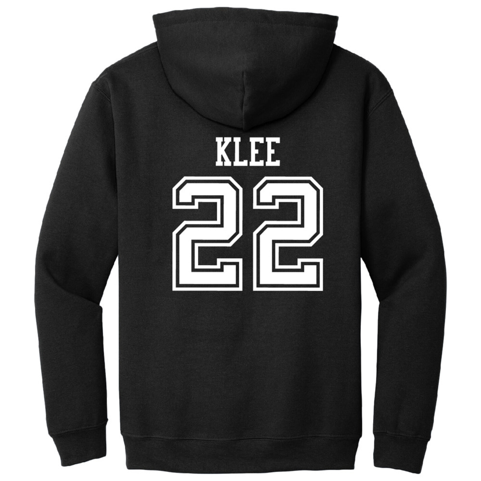 AHUNDYP #22 David Klee North Dakota Hockey Sport Adult Hood
