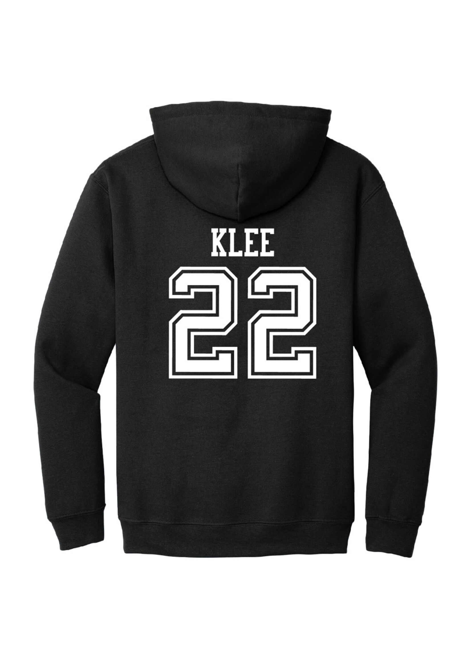 AHUNDYP #22 David Klee North Dakota Hockey Sport Adult Hood
