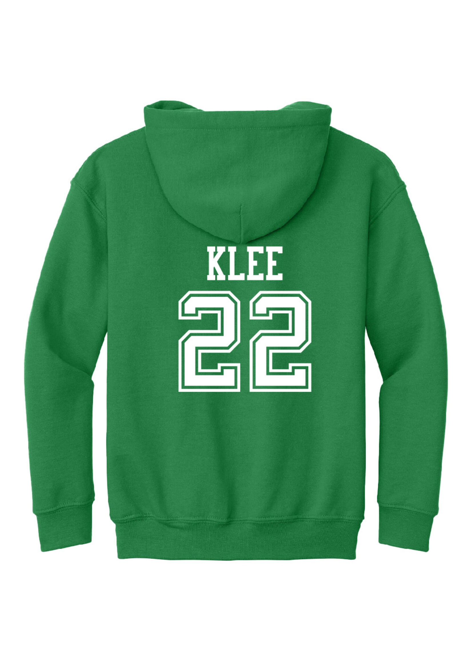 AHUNDYP #22 David Klee North Dakota Hockey Sport Youth Hood