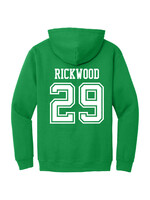 AHUNDYP #29 Ellis Rickwood  North Dakota Hockey Sport Adult Hood