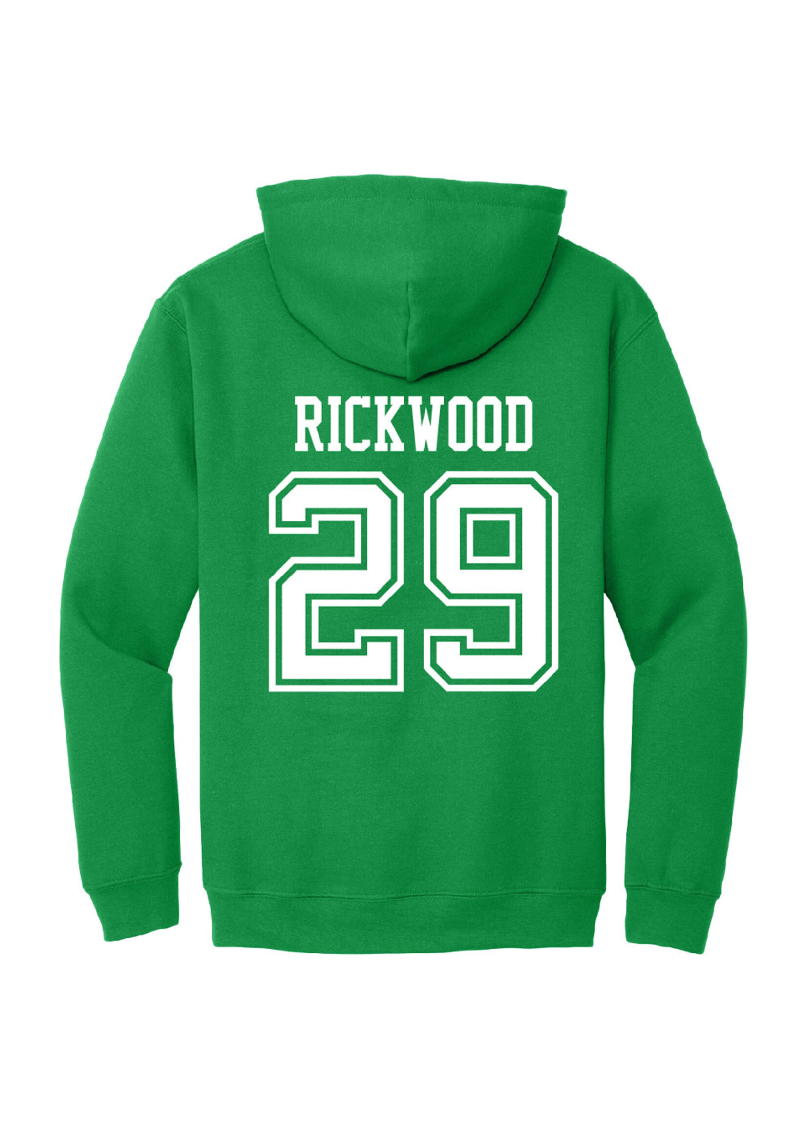 AHUNDYP #29 Ellis Rickwood  North Dakota Hockey Sport Adult Hood