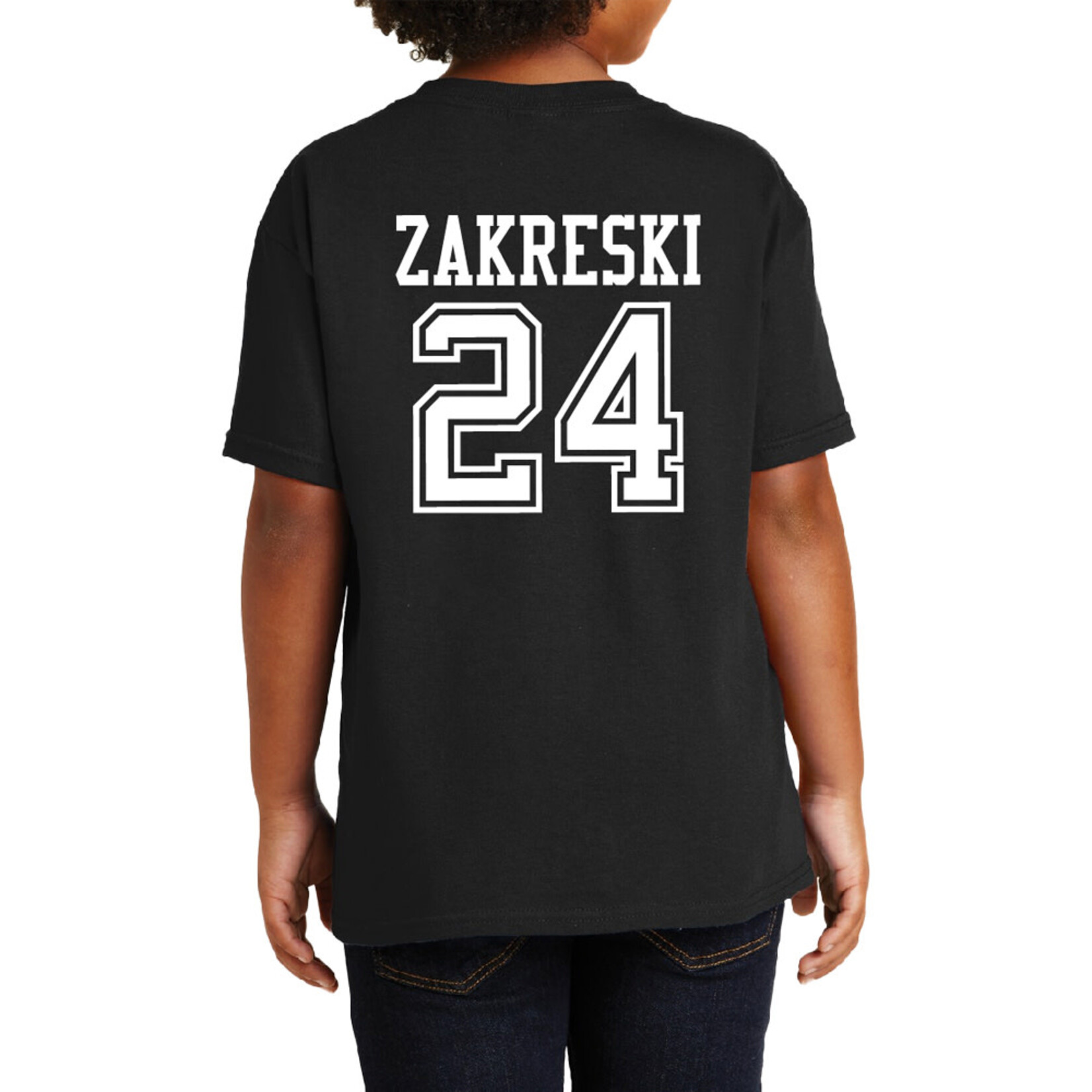 AHUNDYP #24 Josh Zakreski  North Dakota Hockey Sport Youth Tee