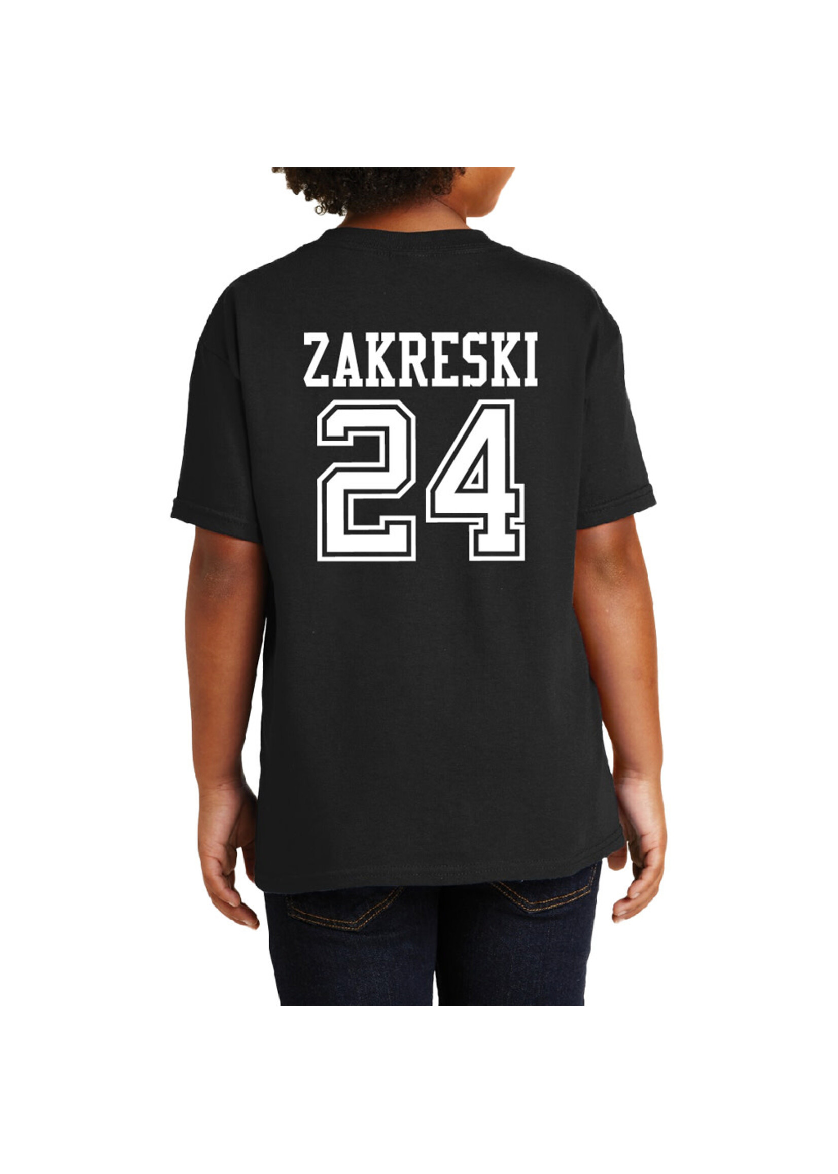 AHUNDYP #24 Josh Zakreski  North Dakota Hockey Sport Youth Tee