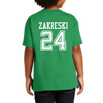 AHUNDYP #24 Josh Zakreski  North Dakota Hockey Sport Youth Tee