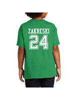 AHUNDYP #24 Josh Zakreski  North Dakota Hockey Sport Youth Tee