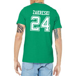 AHUNDYP #24 Josh Zakreski   North Dakota Hockey Sport Adult Tee