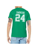 AHUNDYP #24 Josh Zakreski   North Dakota Hockey Sport Adult Tee